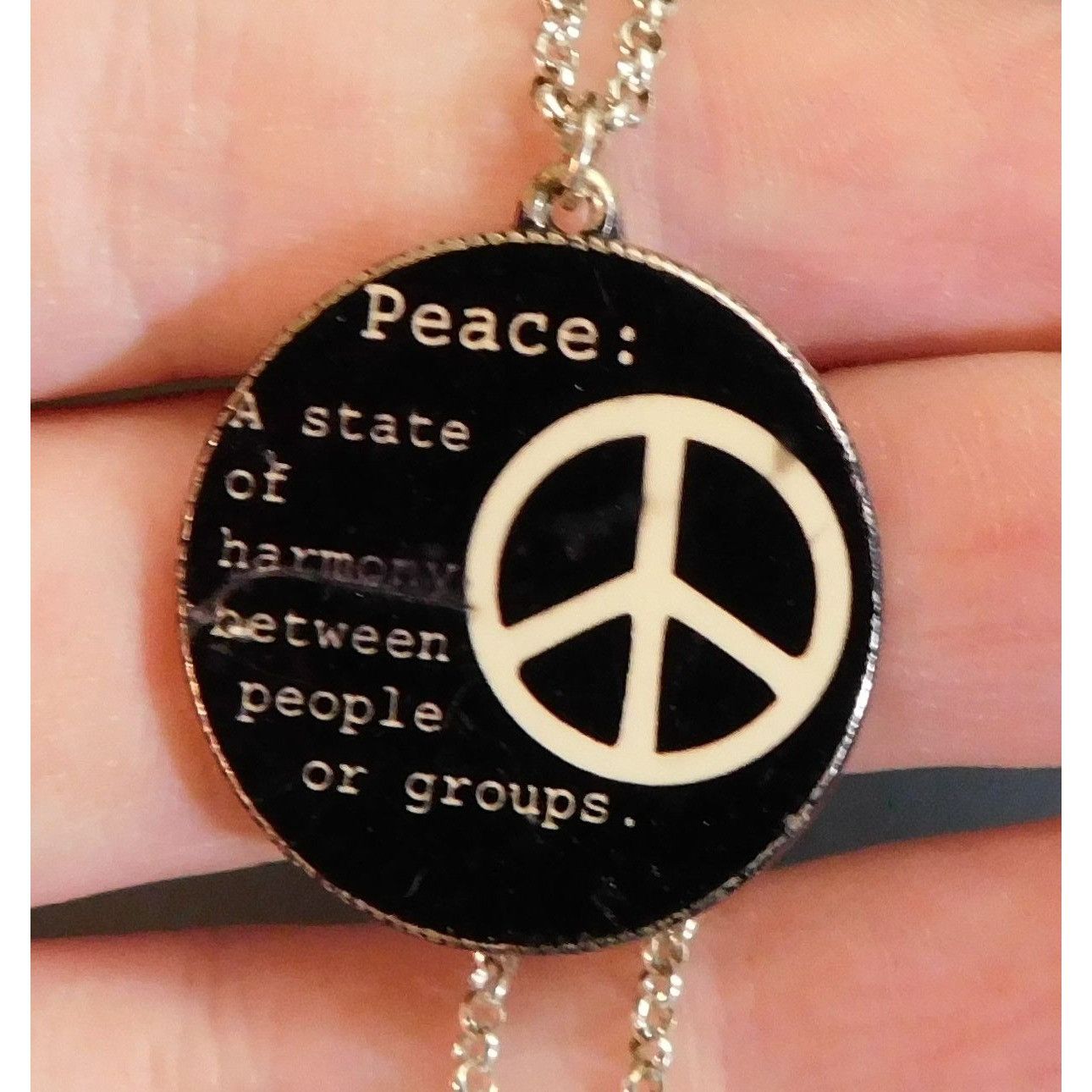 Other Peace Definition Pendant NecklaceNecklace Size ONE SIZE - 3 Thumbnail