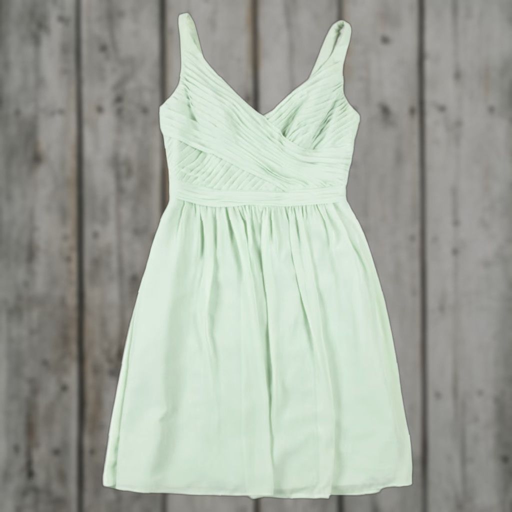 Vintage VINTAGE David's Bridal Green Dress Medium Shirt Womens Size M / US 6-8 / IT 42-44 - 1 Thumbnail