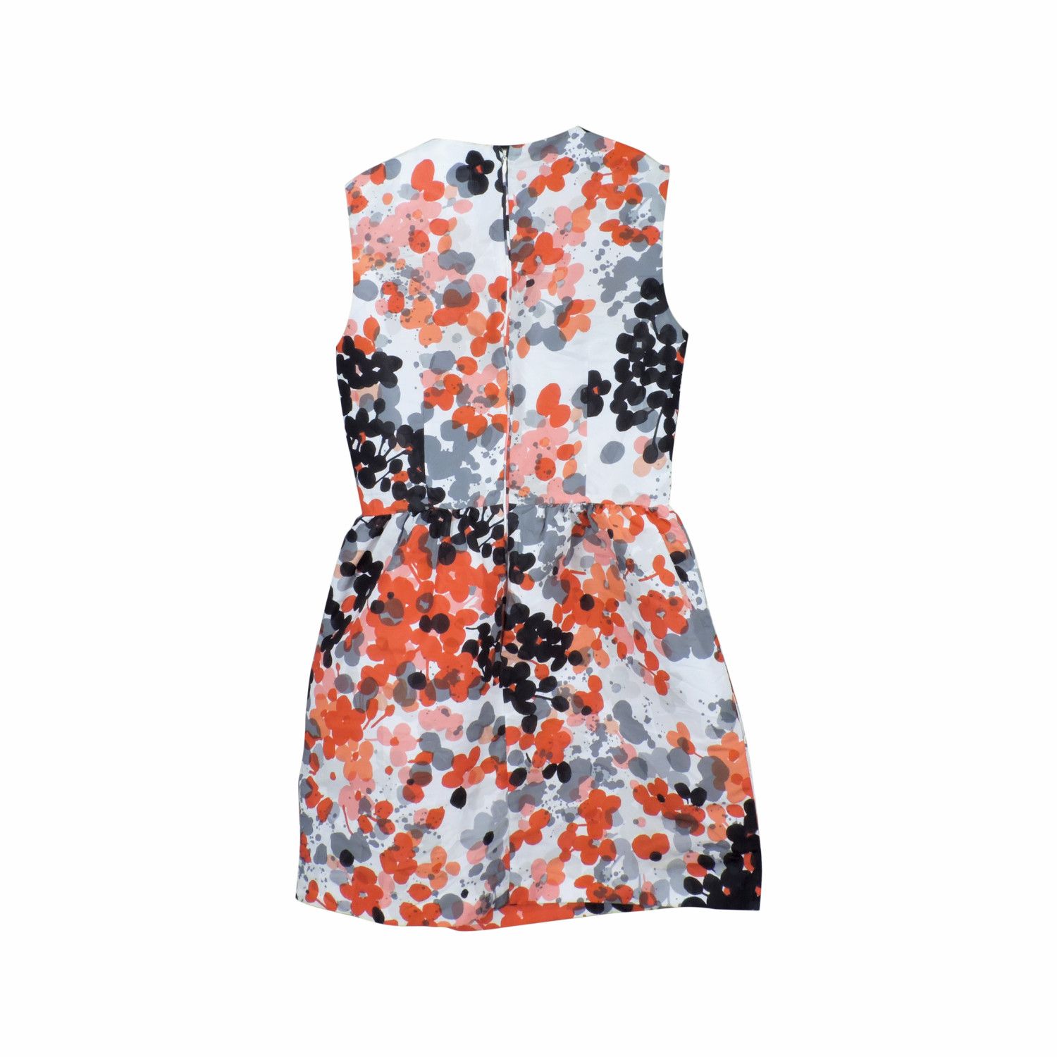 RED Valentino RED VALENTINO POLKA DOT FLORAL PATTERN MINI DRESS Size XS / US 0-2 / IT 36-38 - 2 Thumbnail