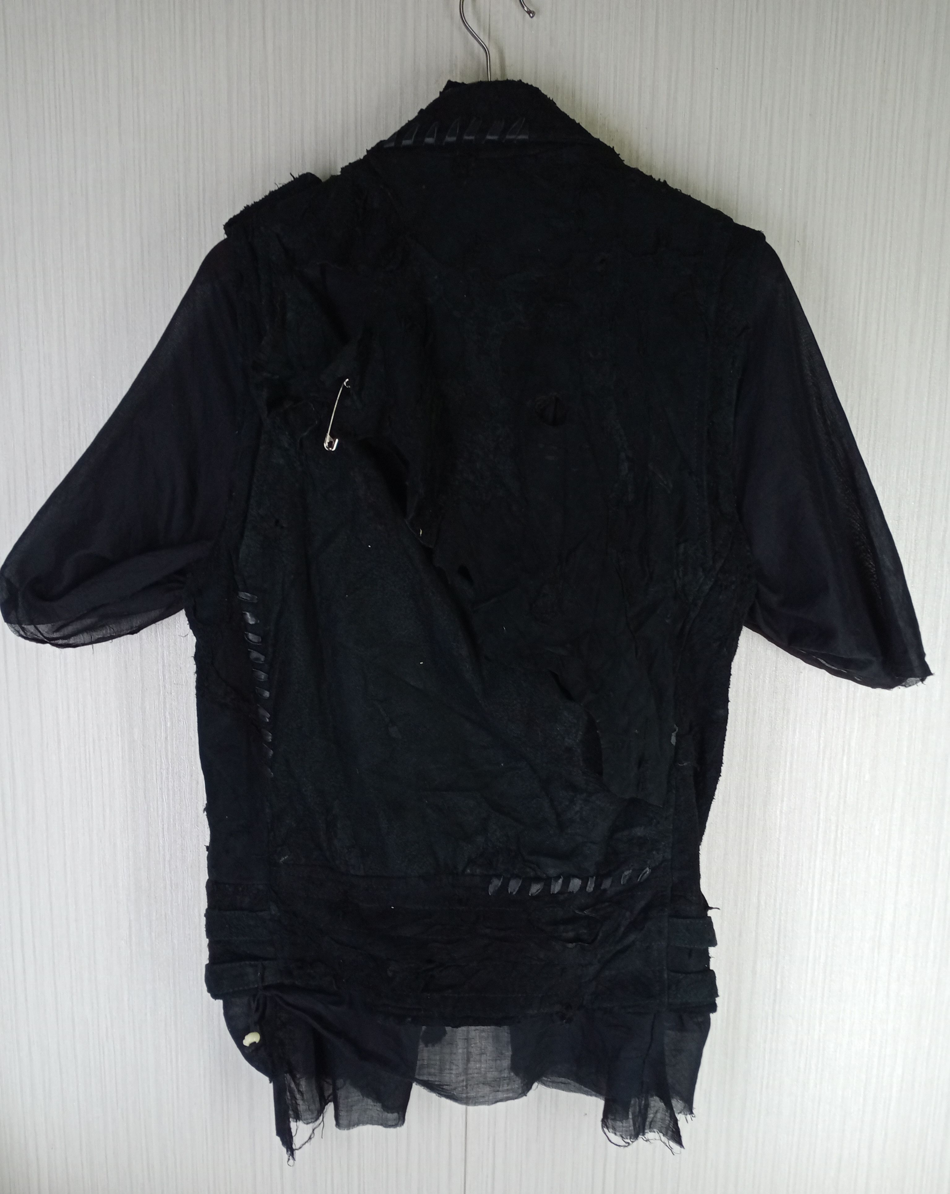 Tuesday Night Band Practice Rare Tuesday Night Band Practice Trashed Leather Jacket Size US M / EU 48-50 / 2 - 12 Thumbnail
