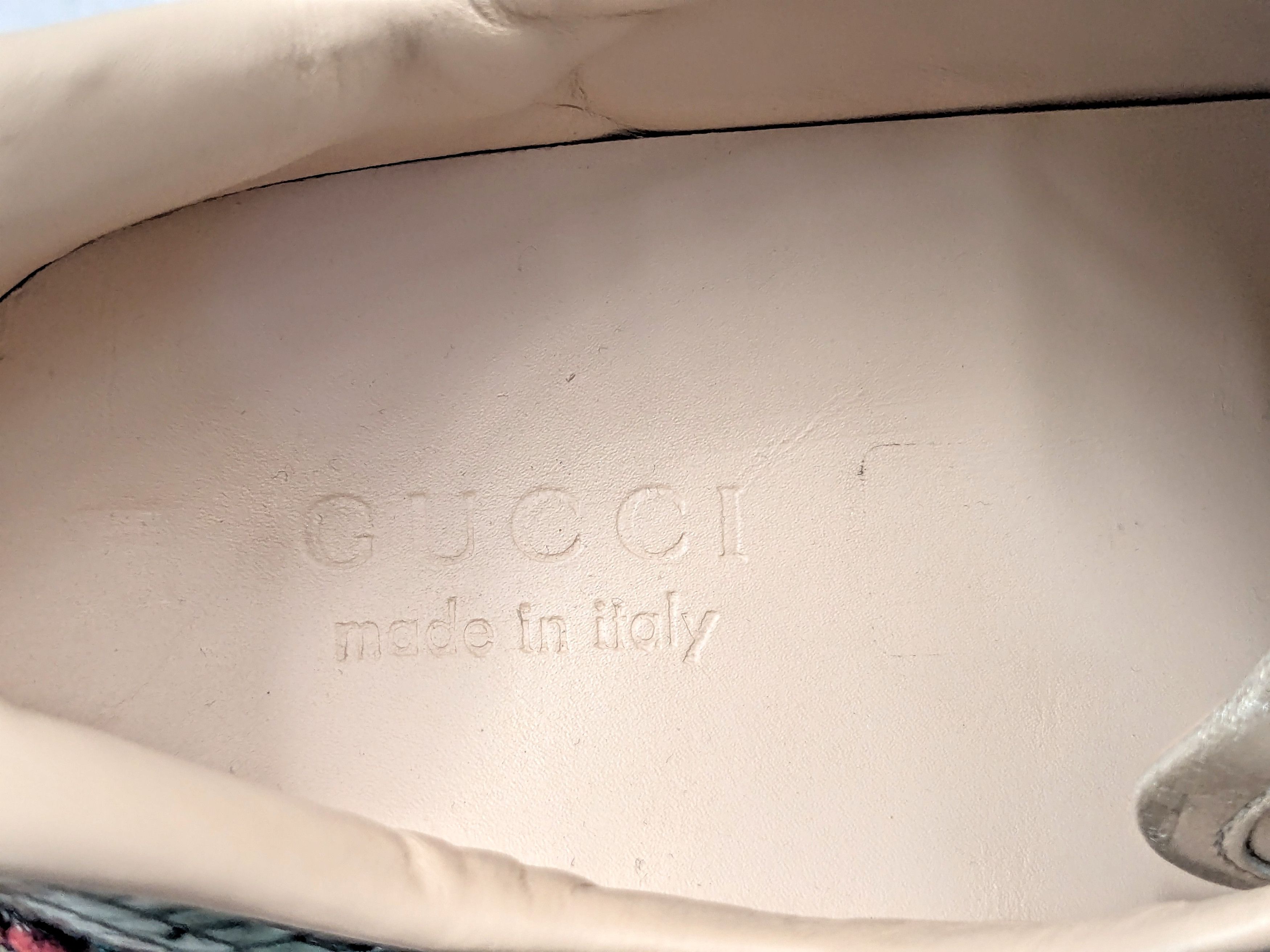 Gucci Gucci Ace Silver Dragon Sneakers 11.5 Leather Low 473765 Size US 11.5 / EU 44-45 - 7 Thumbnail