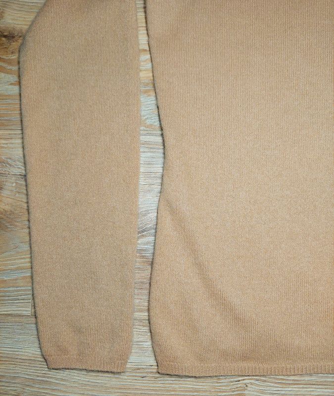 Vintage 100% cashmere sweater beige camel luxury soft unique Size S / US 4 / IT 40 - 5 Thumbnail