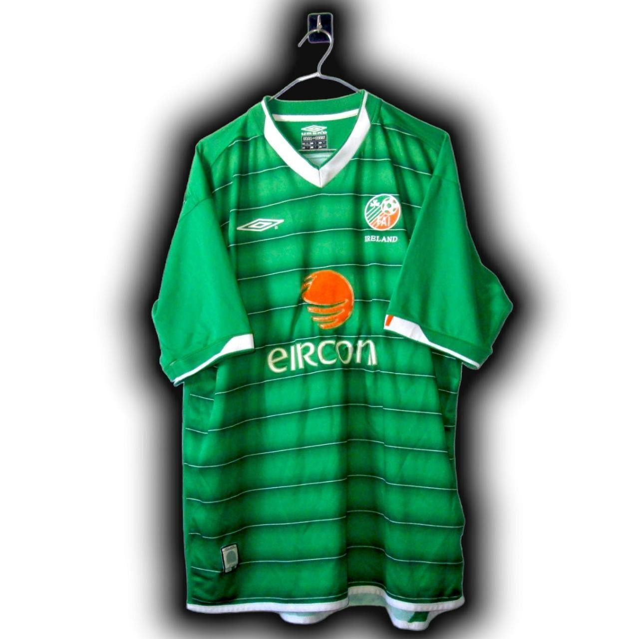 Umbro Ireland 2002 2003 2004 Home Shirt Jersey Size US XL / EU 56 / 4 - 2 Thumbnail