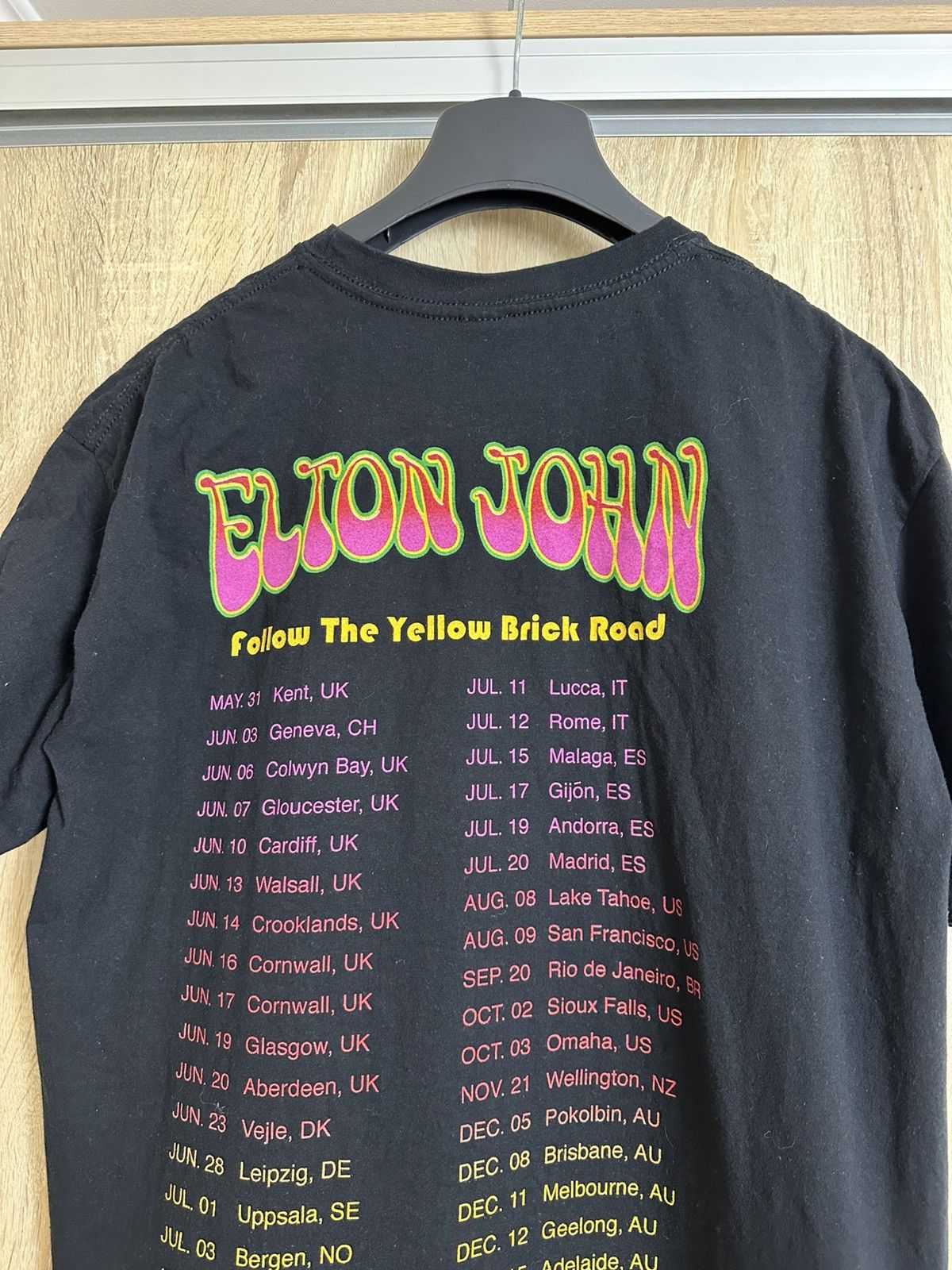 Band Tees 🔥 Elton John Goodbye Yellow Brick Road 2015 Tour T Shirt Size US XL / EU 56 / 4 - 5 Thumbnail