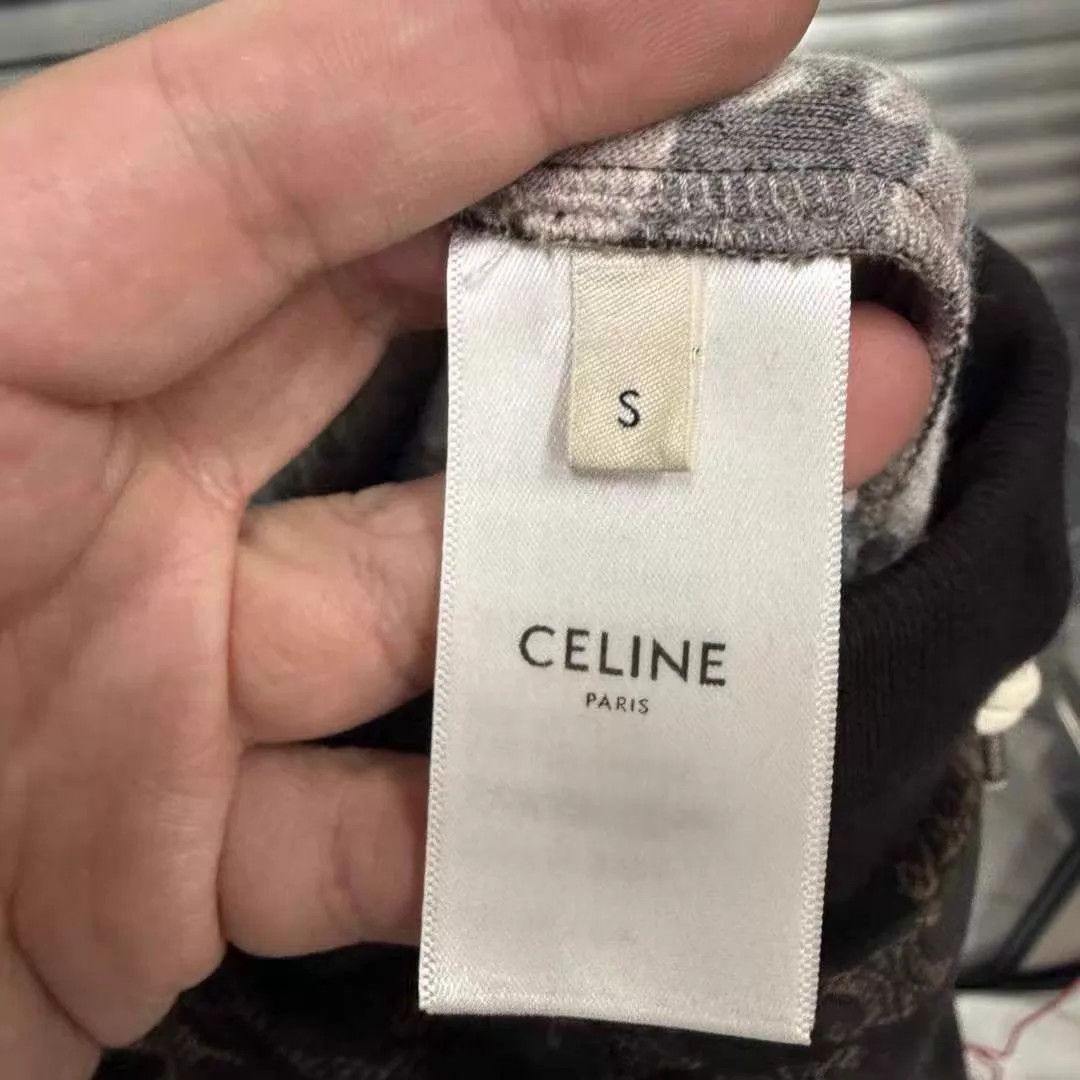 Celine Celine Triomphe Logo Pants Women's S New with Tags Size 26" / US 2 / IT 38 - 4 Thumbnail