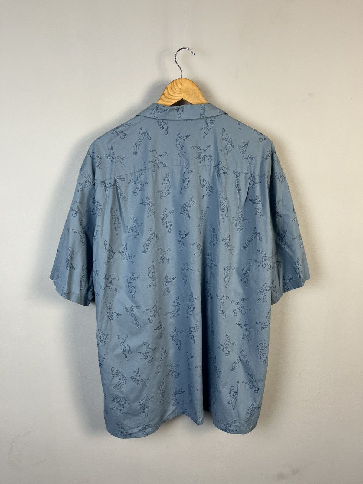 JW Anderson × Uniqlo J.W.Anderson Uniqlo Printed Open Collar Short Sleeve Shirt Size US XL / EU 56 / 4 - 7 Thumbnail