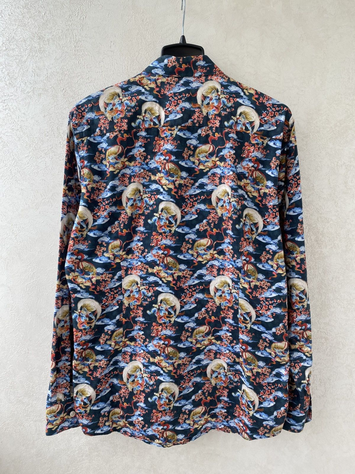 Eton Eton Mens AOP Gin Japanese Style Signature Twill Shirt Size US L / EU 52-54 / 3 - 14 Thumbnail