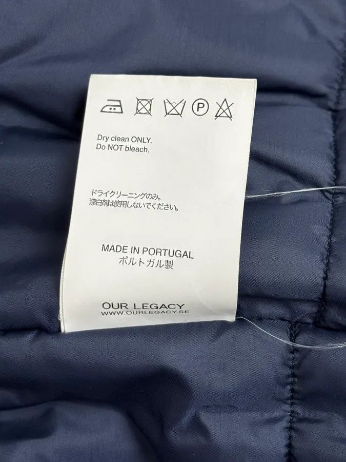 Our Legacy Our Legacy Dyed Blue Eroded Bomber Jacket Size US M / EU 48-50 / 2 - 13 Thumbnail