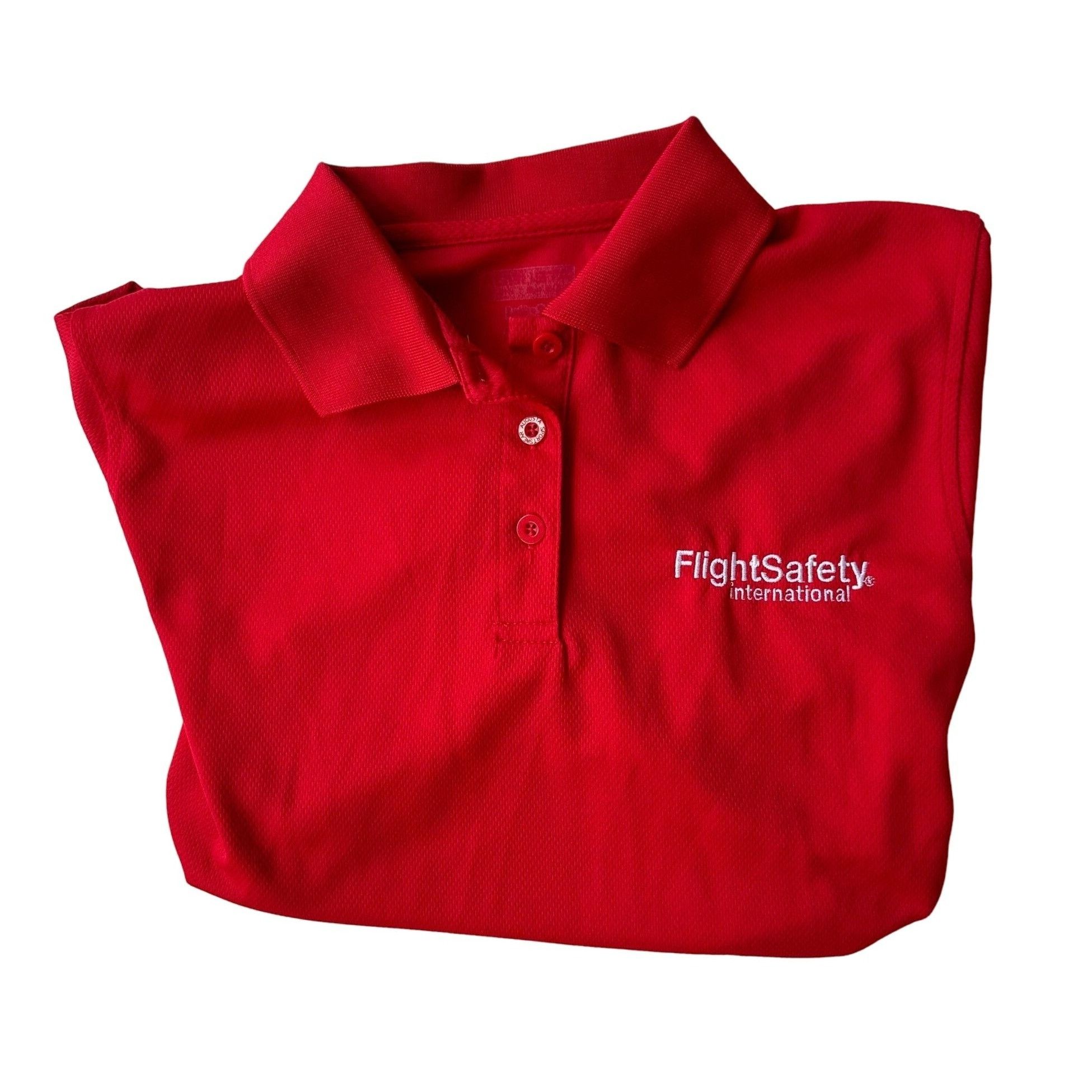 Port Authority × Vintage Flight Safety International Gulfstream Ladies Polo Shirt Size S / US 4 / IT 40 - 5 Thumbnail