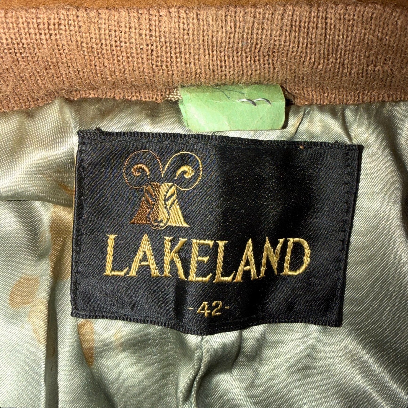 Vintage VINTAGE Lakeland Leather Western Suede Brown Jacket Chore Coat Size 42 Mens Regular Leather Lined Pockets Brown USA Retro 42 Mens Size US XS / EU 42 / 0 - 3 Thumbnail
