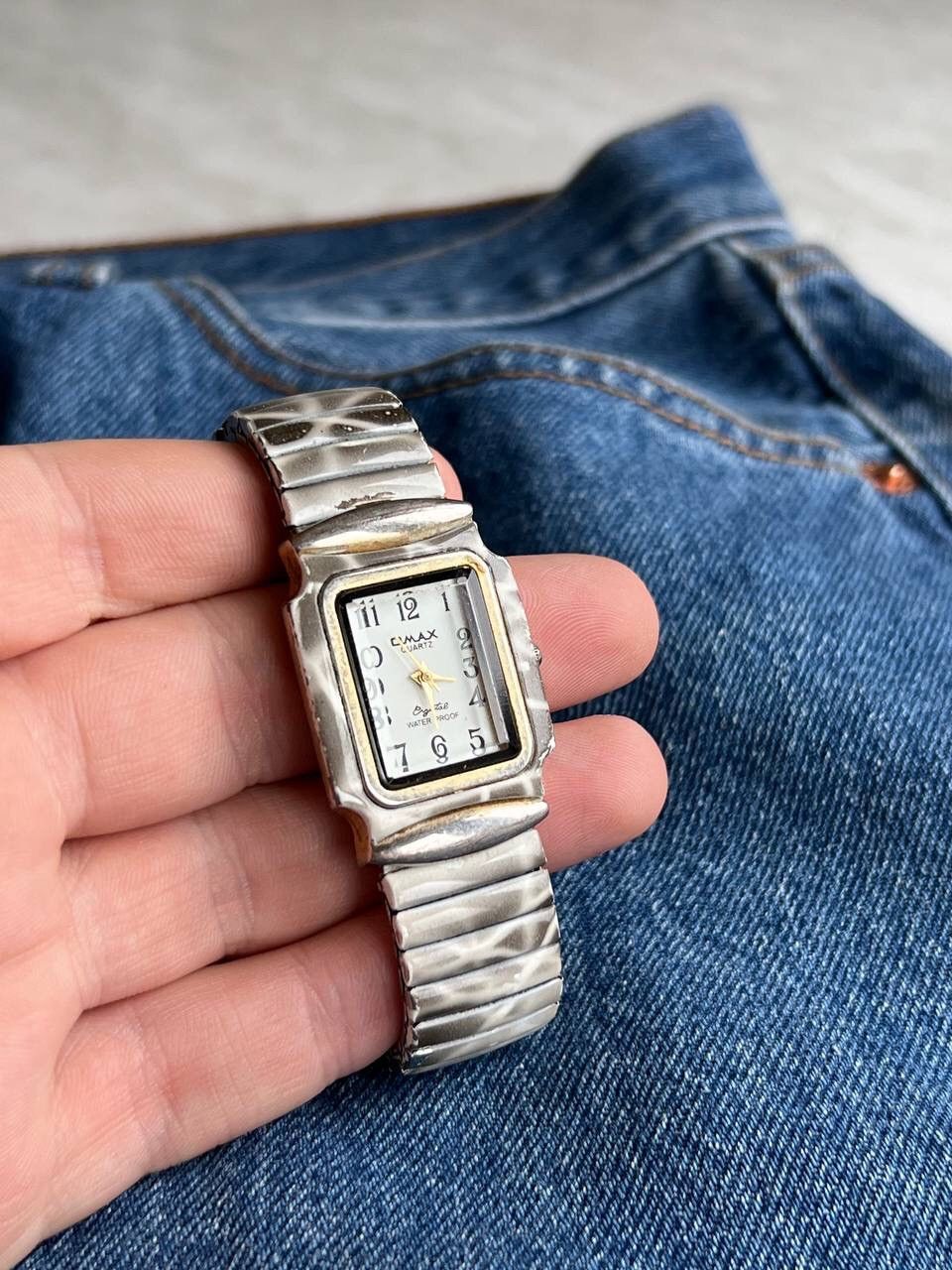 Japanese Brand × Vintage Vintage Japanese style 90s Omax Japan Watch Futuristic Steel Size ONE SIZE - 2 Thumbnail