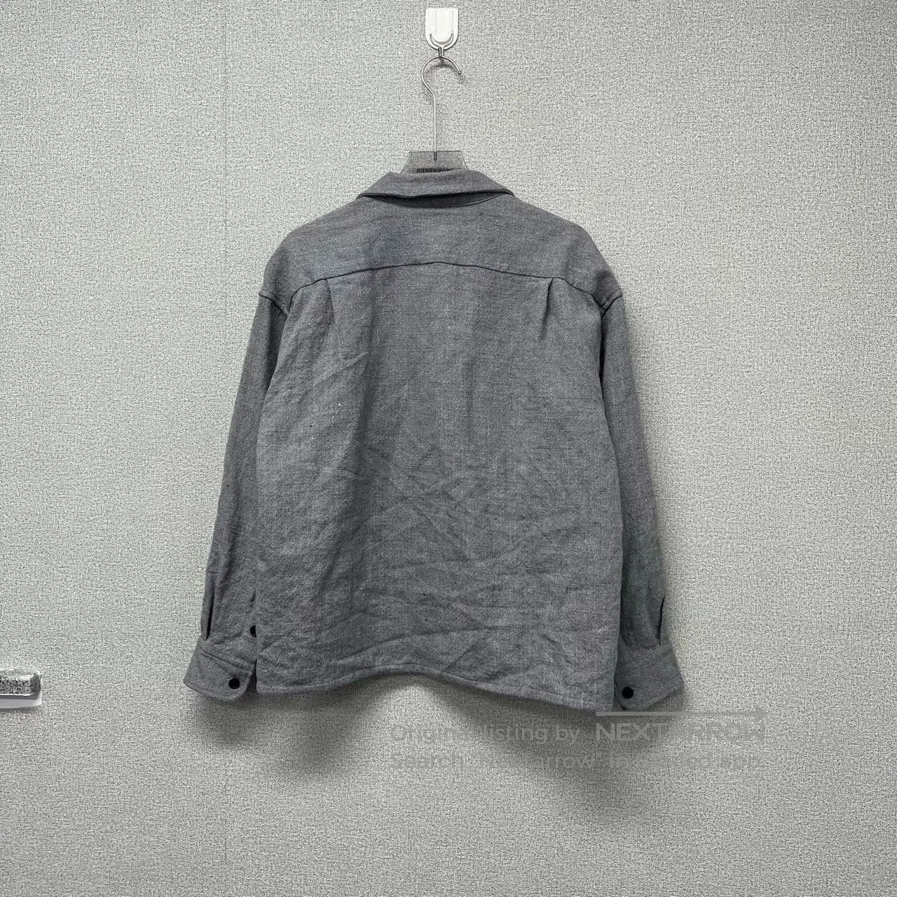 Visvim Visvim Gray Cuban Collar Button-Up Shirt. Size US M / EU 48-50 / 2 - 2 Thumbnail