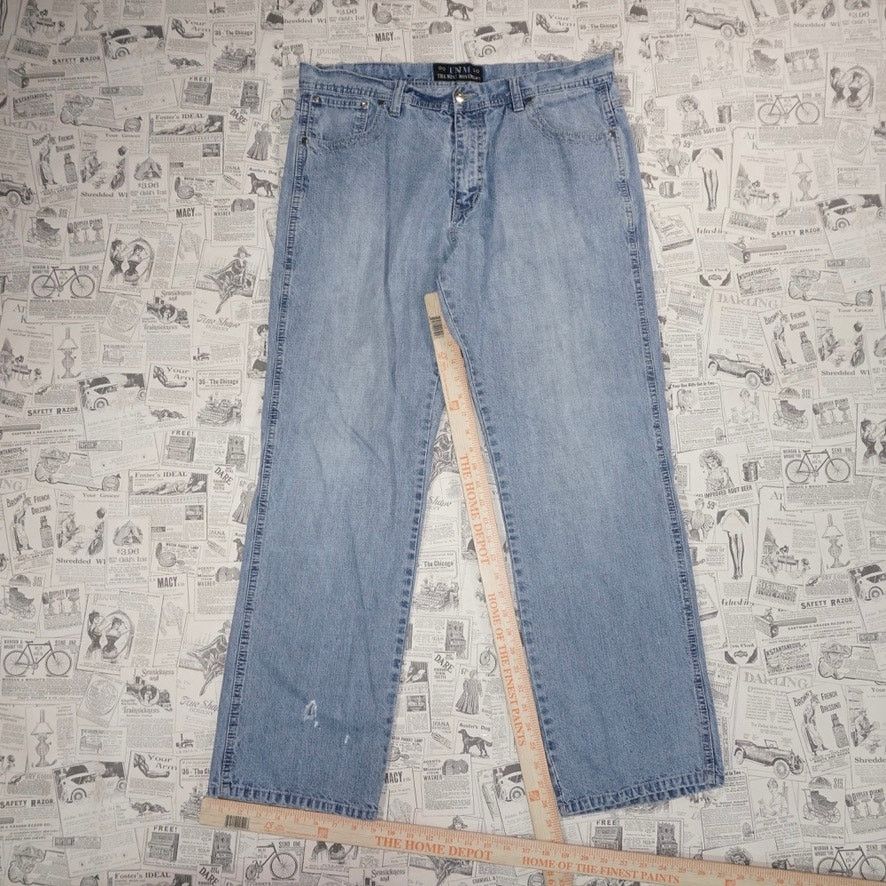 Vintage 38 - Vintage Y2K TNM super faded denim 00s baggy jeans pants Size US 38 / EU 54 - 4 Thumbnail