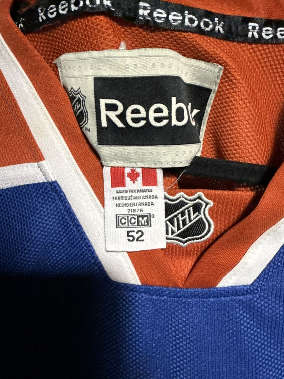 Reebok Edmonton Oilers Jersey Size US L / EU 52-54 / 3 - 3 Thumbnail