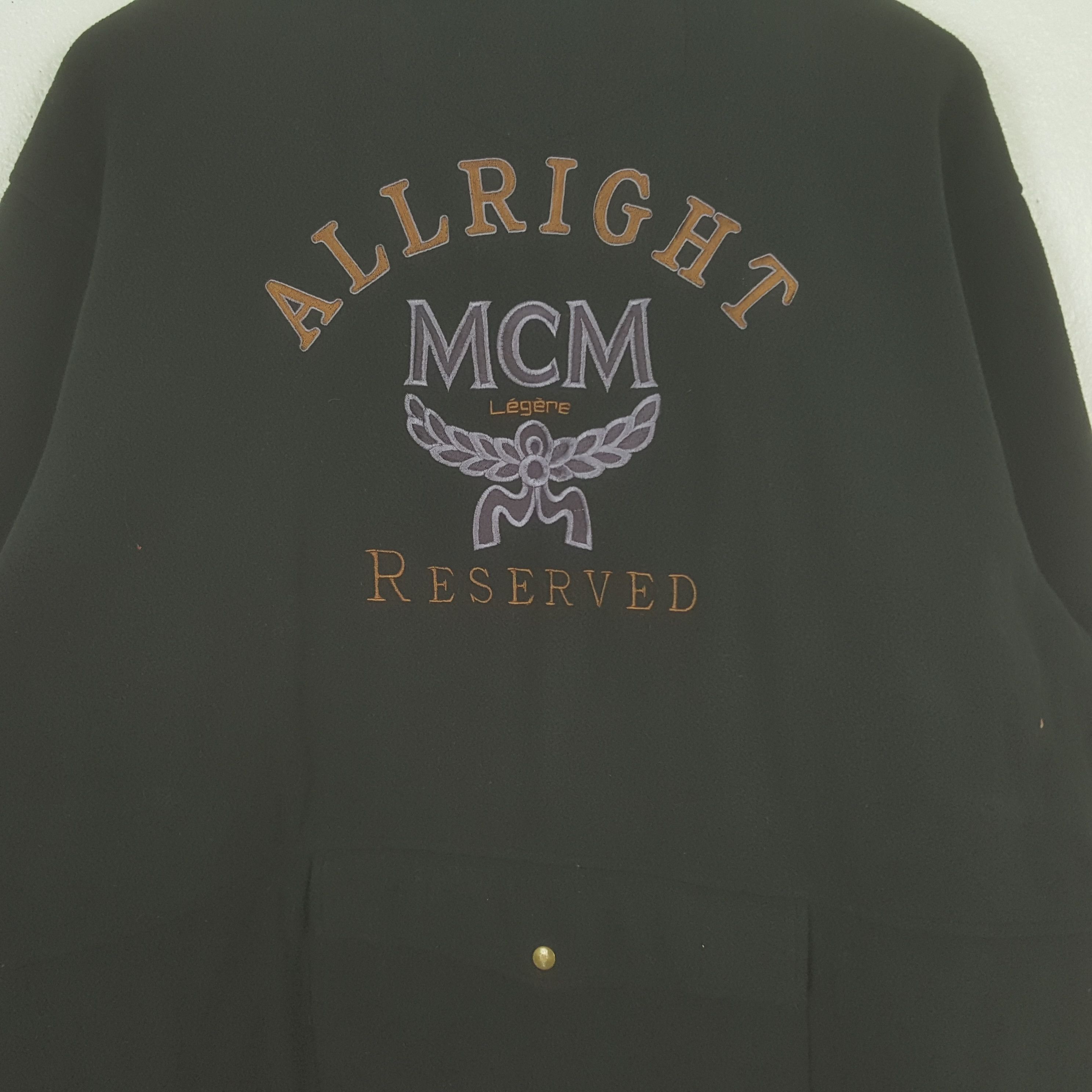 MCM Vintage MCM Designer Brand Fleece Jacket C317N19 Size US XL / EU 56 / 4 - 2 Thumbnail
