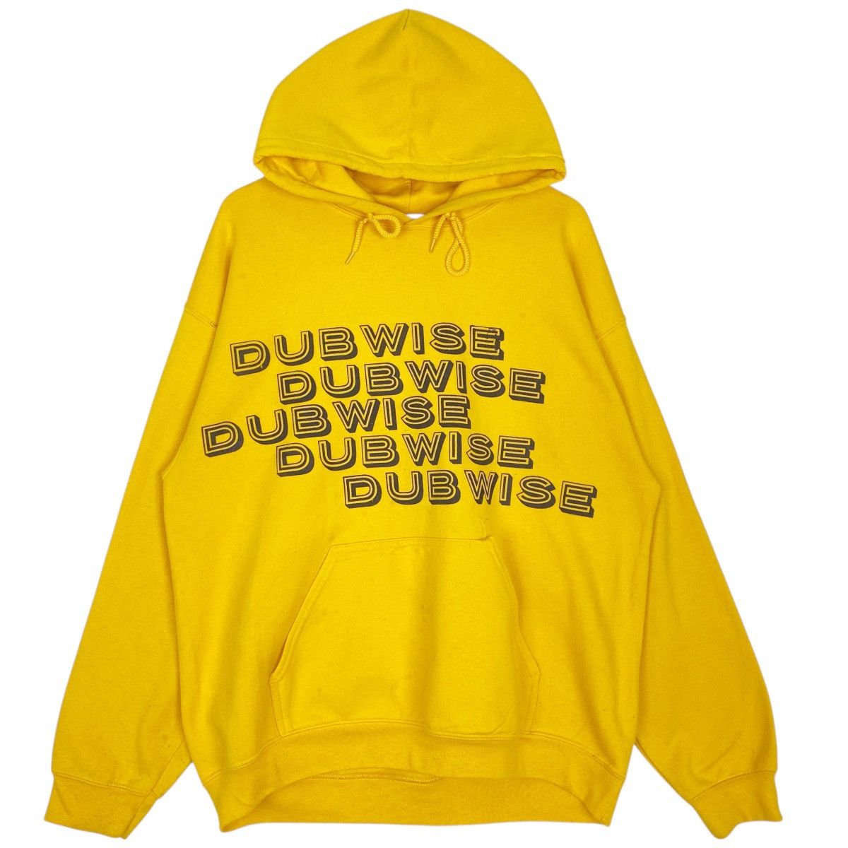 Vintage Vintage Gildan Heavy Hoodie Printed Sweater Yellow Size L Size US L / EU 52-54 / 3 - 1 Thumbnail