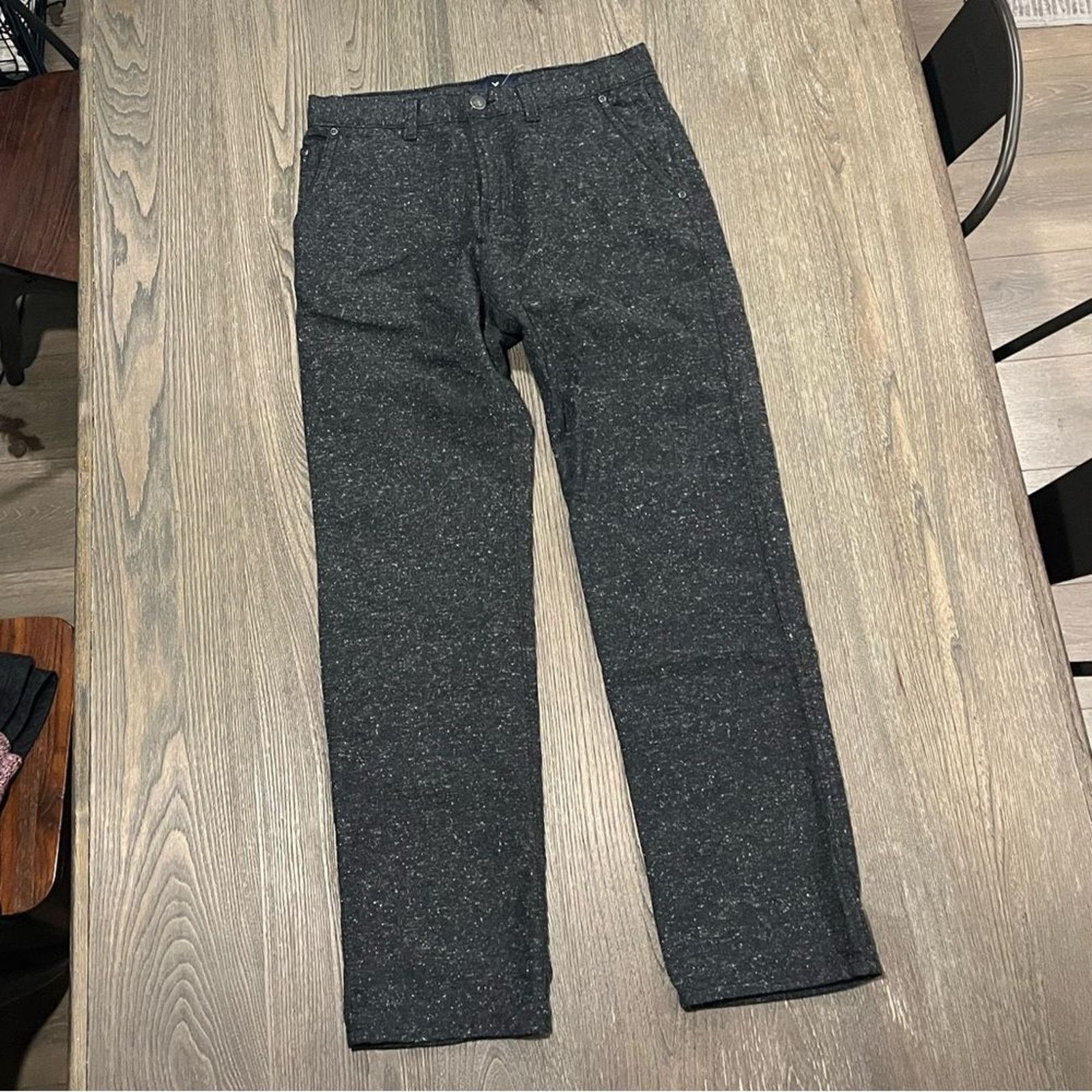 American Eagle Outfitters American Eagle Gray Tweed Cotton Trouser Pants Size 30/34 Size US 30 / EU 46 - 1 Thumbnail