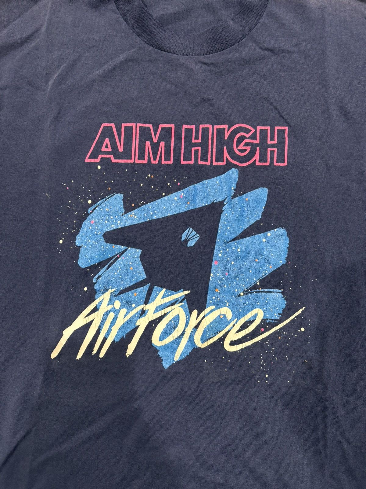 Vintage Vintage 90s Air Force Graphic Tee Size US M / EU 48-50 / 2 - 4 Thumbnail