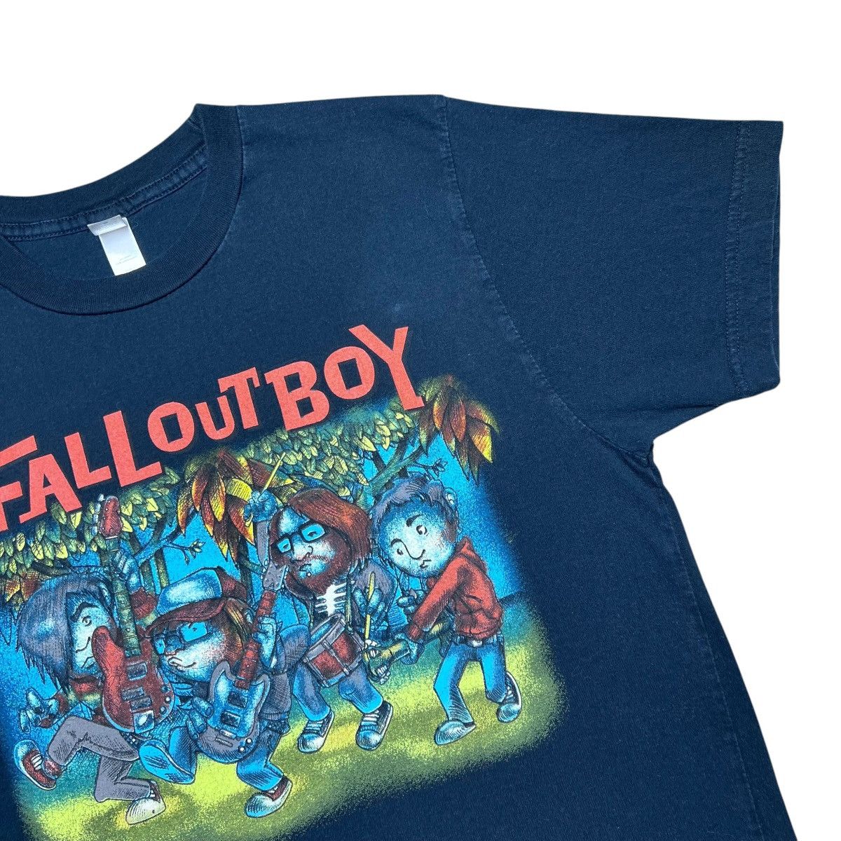Band Tees Vintage 2007 Fall Out Boy Young Wild Things Tour Band TShirt Size US M / EU 48-50 / 2 - 7 Thumbnail