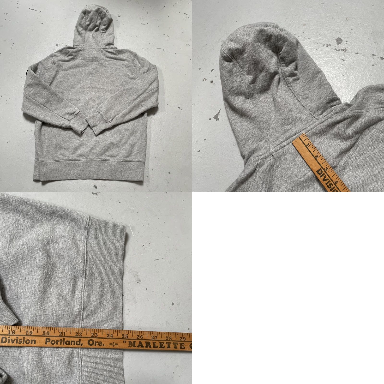 Vintage C.P. Company Gray Goggle-Lens Cotton Fleece Hoodie Sweatshirt L Unisex Adults Size US L / EU 52-54 / 3 - 8 Thumbnail