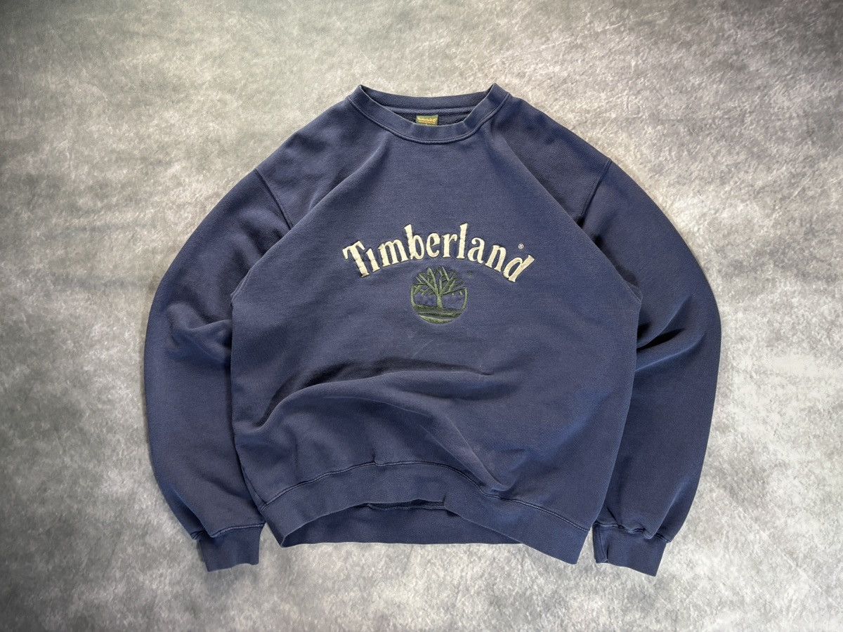 Timberland Vintage Timberland Sweatshirt 90s Crewneck Pullover Sweater Size US L / EU 52-54 / 3 - 11 Thumbnail