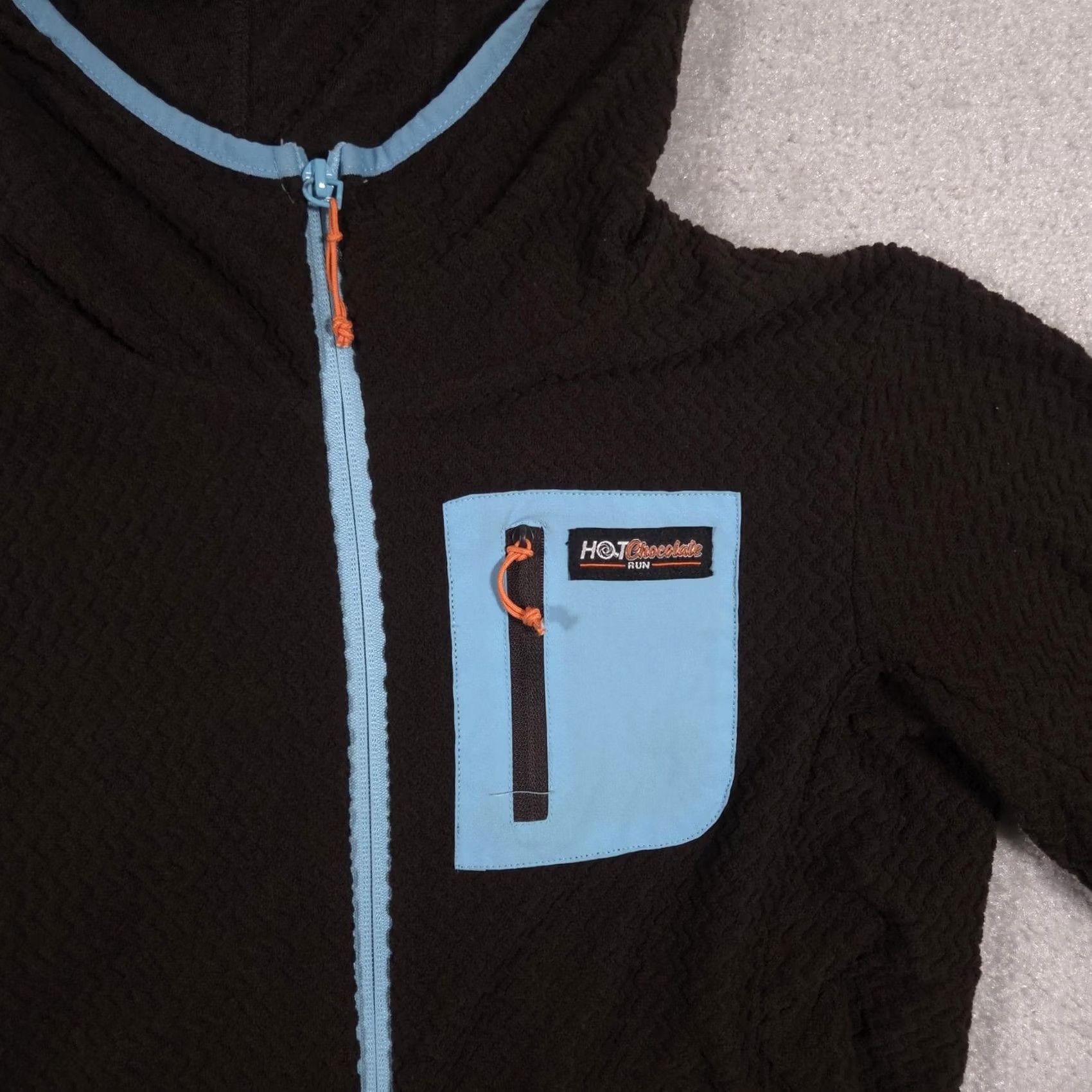 CHOCOOLATE Ventures Endurance Jacket Womens Small Black Hot Chocolate Run Hooded Full Zip Jacket Size S / US 4 / IT 40 - 4 Thumbnail
