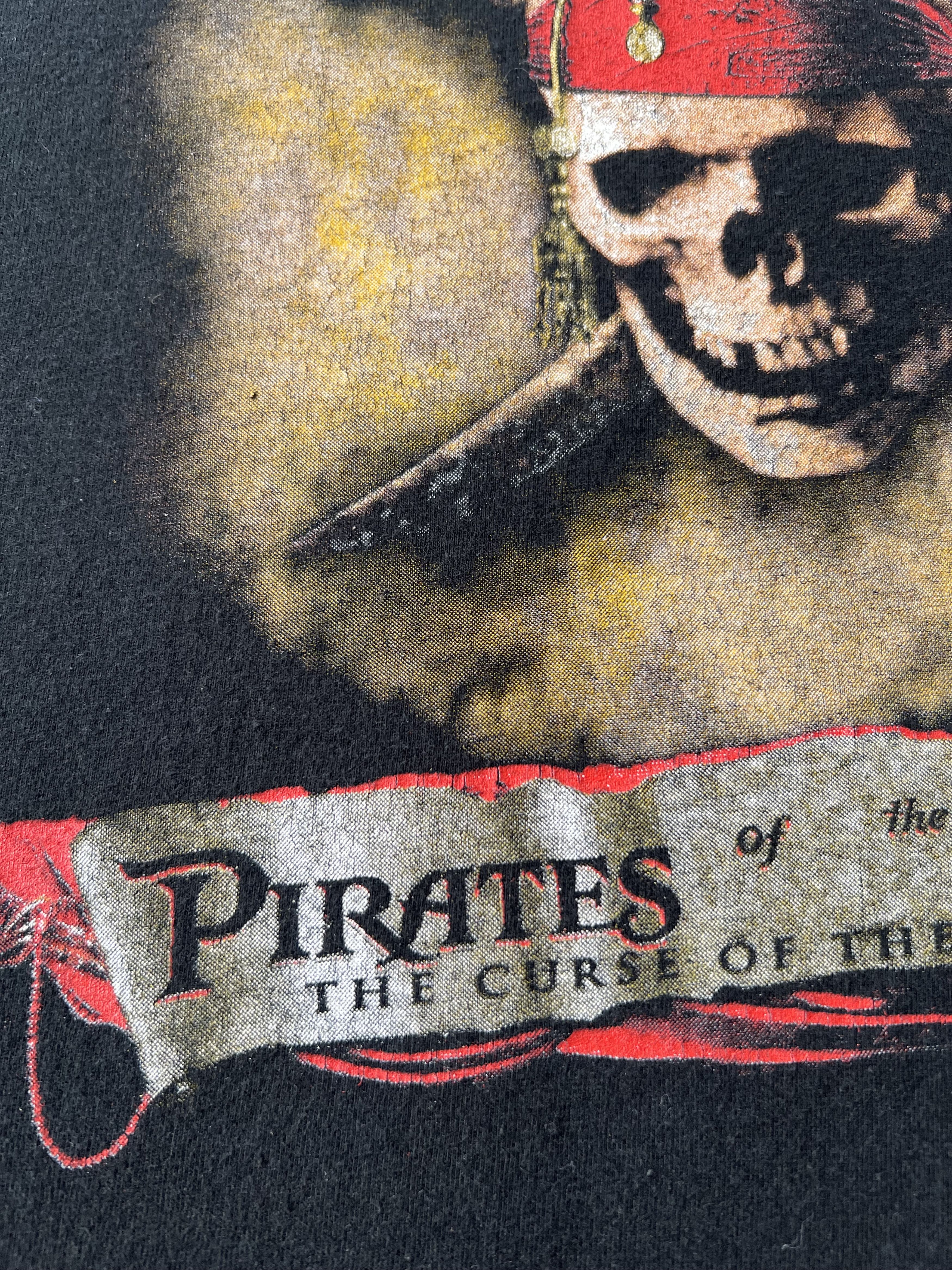 Vintage Pirates of the Caribbean The Curse of the Black Pearl Disney Size US L / EU 52-54 / 3 - 6 Thumbnail