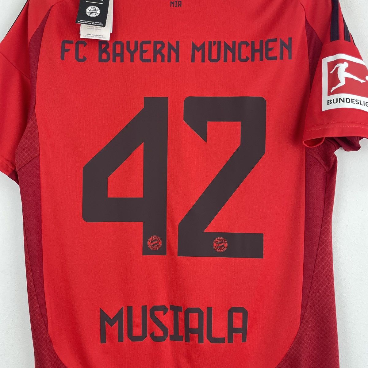 Adidas Bayern Munich Jamal Musiala Home Jersey Shirt Men 2024/2025 Size US S / EU 44-46 / 1 - 9 Thumbnail