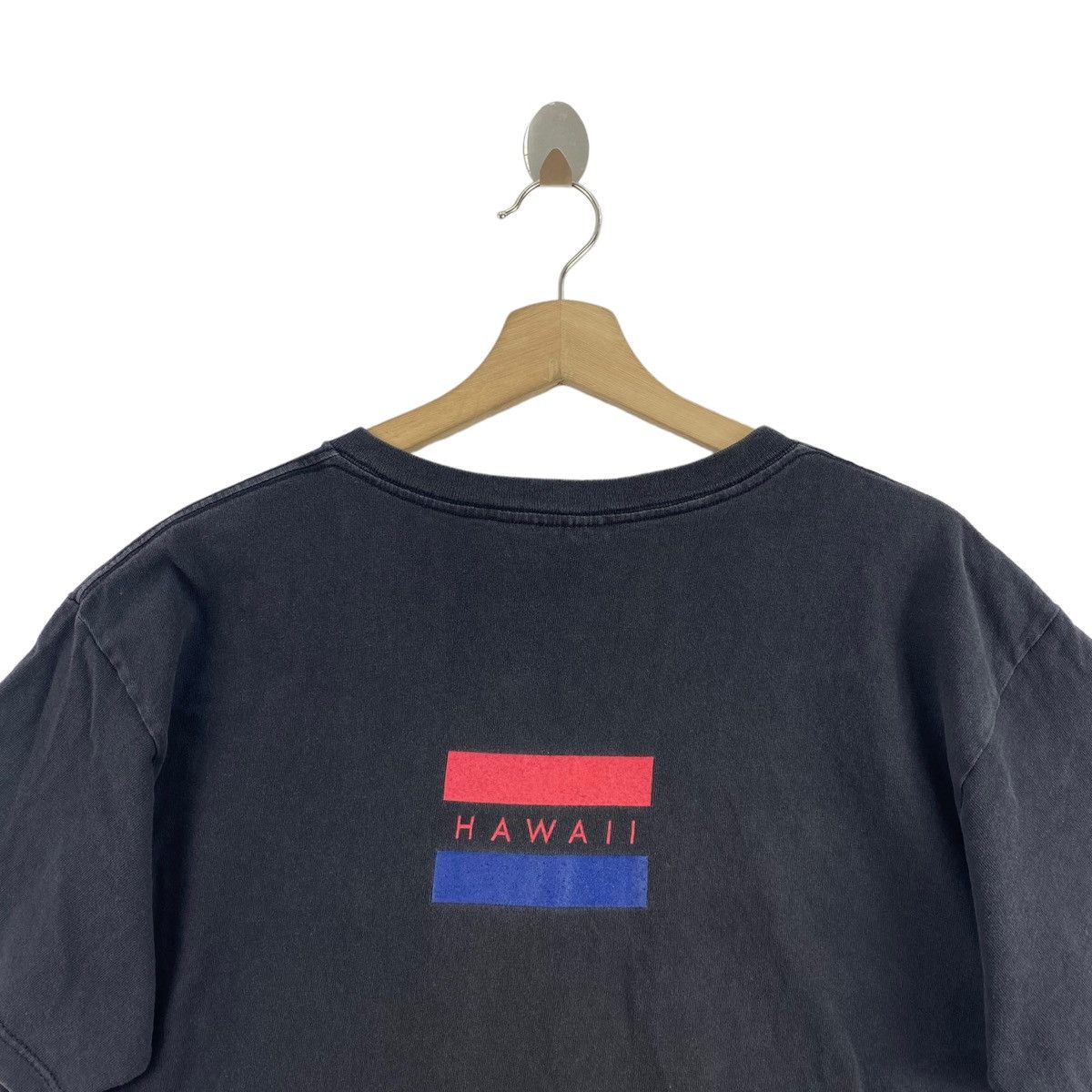 Calvin Klein × Vintage Vintage USA CALVIN KLEIN Hawaii Print Black Short Sleeve Size US L / EU 52-54 / 3 - 4 Thumbnail