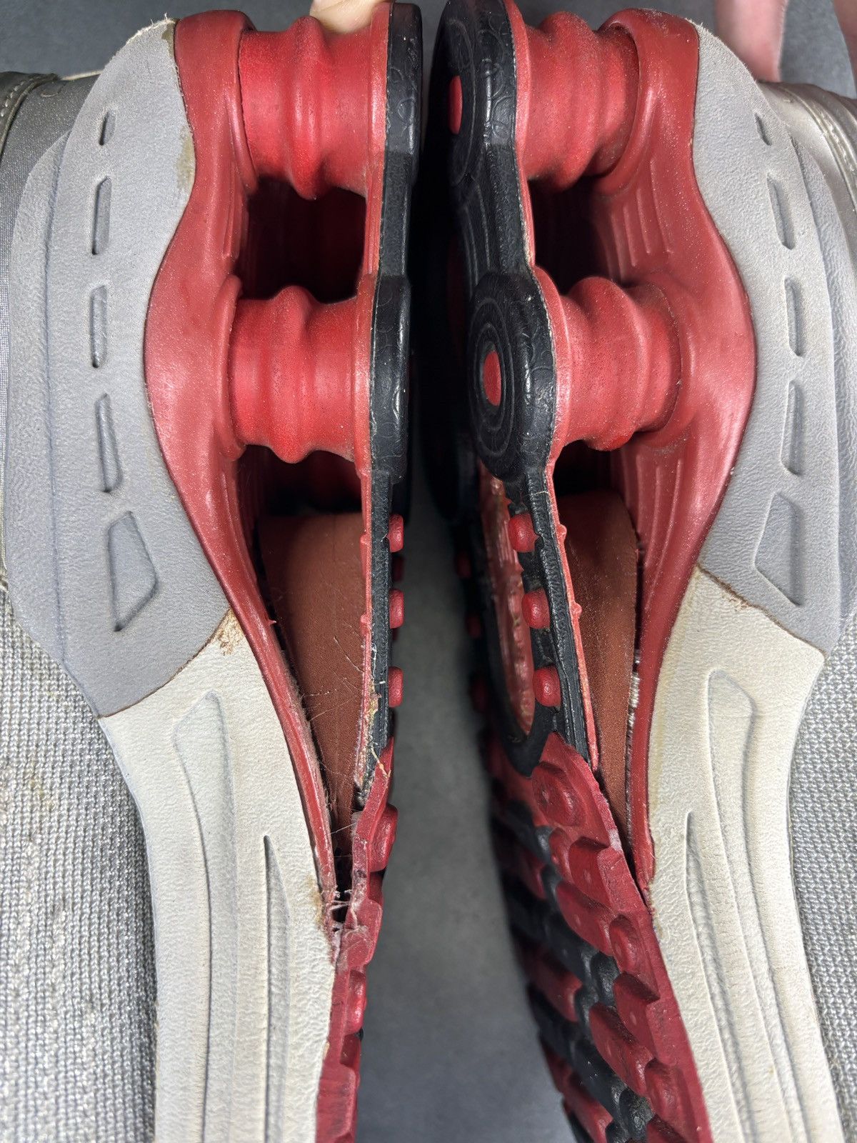 Nike 2002 Nike Shox D Running Shoes 2000s Vintage Nike Rare Y2K Size US 8.5 / IT 38.5 - 21 Thumbnail