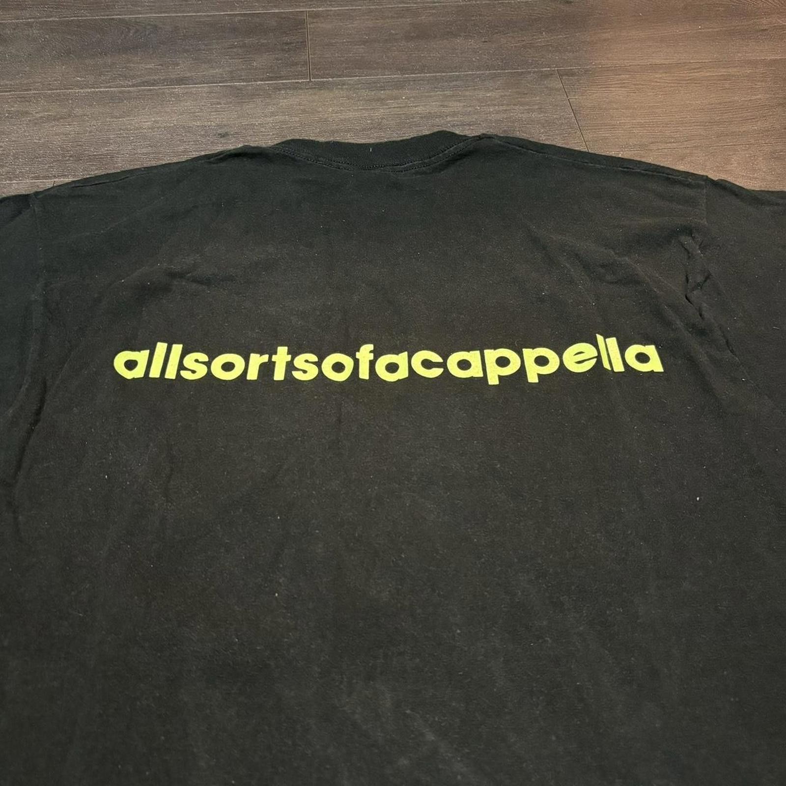 Fruit Of The Loom Vintage acme vocals all sorts of acapella t shirt 90s XL Size US XL / EU 56 / 4 - 4 Thumbnail