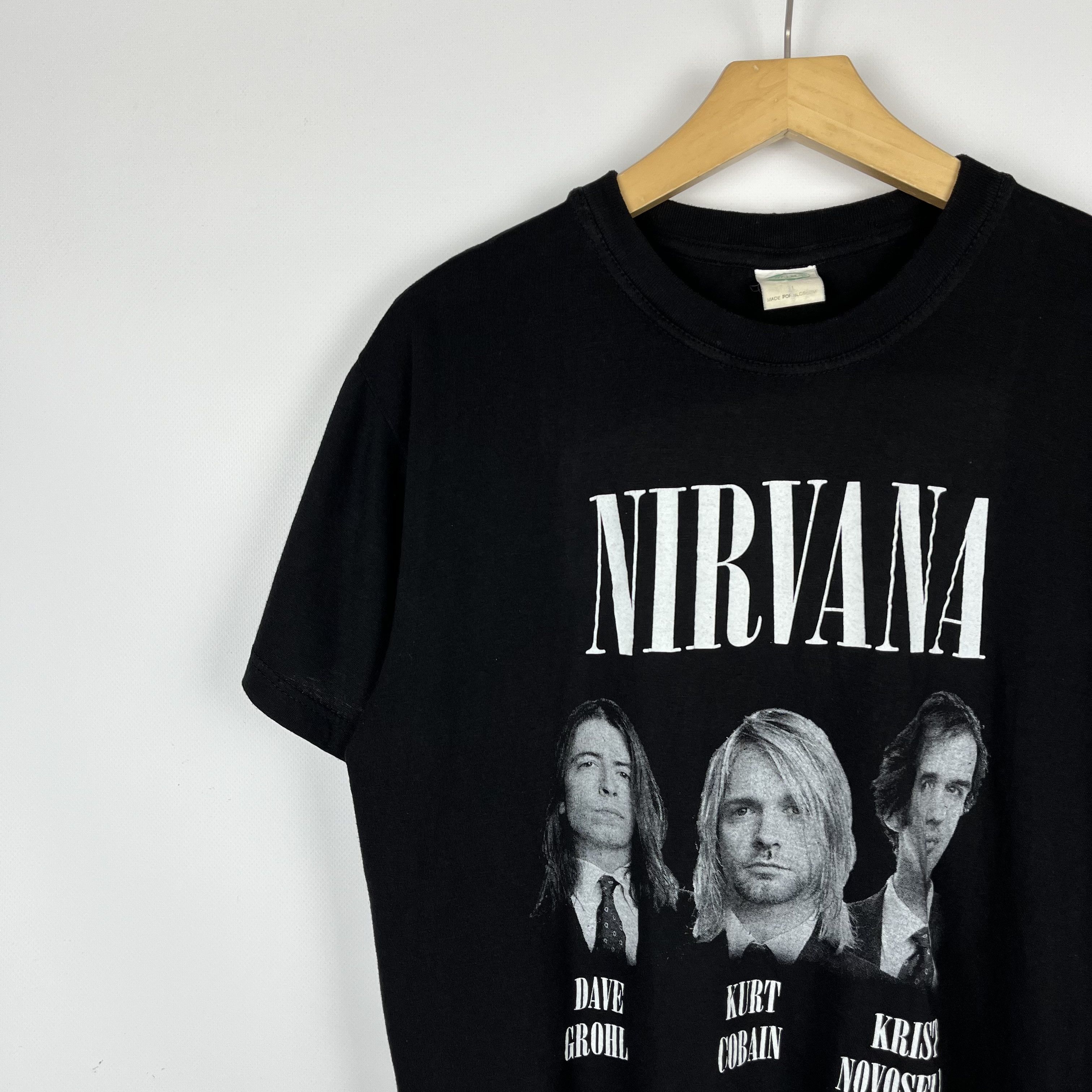 Band Tees Vintage Nirvana Kurt Cobain Rare Rock Band T Shirt 90’s Size US M / EU 48-50 / 2 - 5 Thumbnail