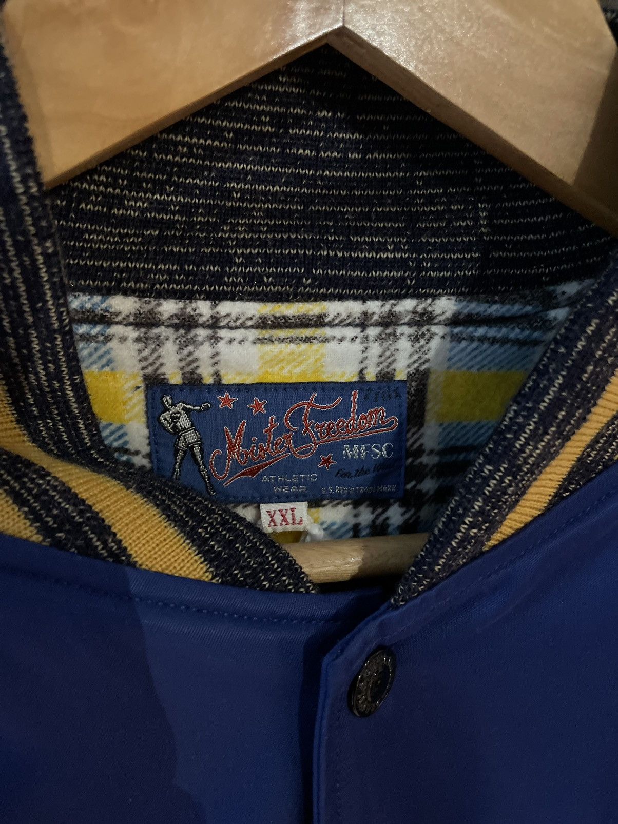 Mister Freedom × Sugar Cane PODIUM JACKET - ROYAL BLUE/GOLD Size US XXL / EU 58 / 5 - 4 Thumbnail
