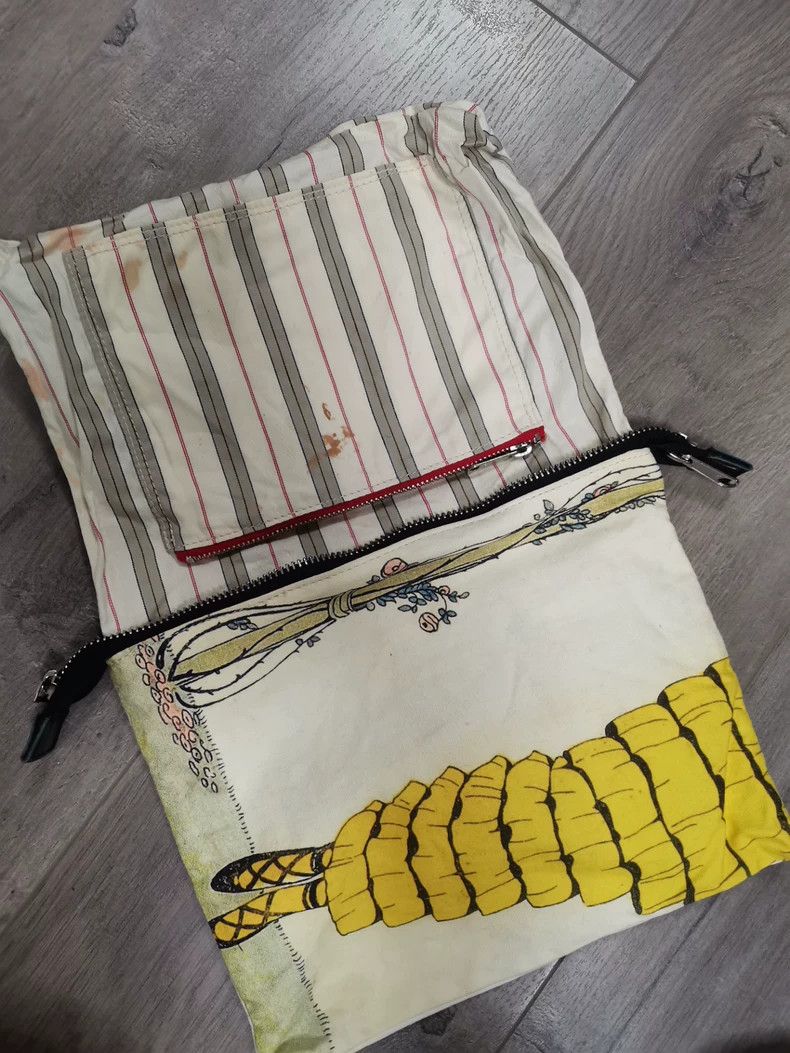 Y's Y's Retro Girl Cherry Blossom Clutch Storage Bag Size ONE SIZE - 6 Thumbnail
