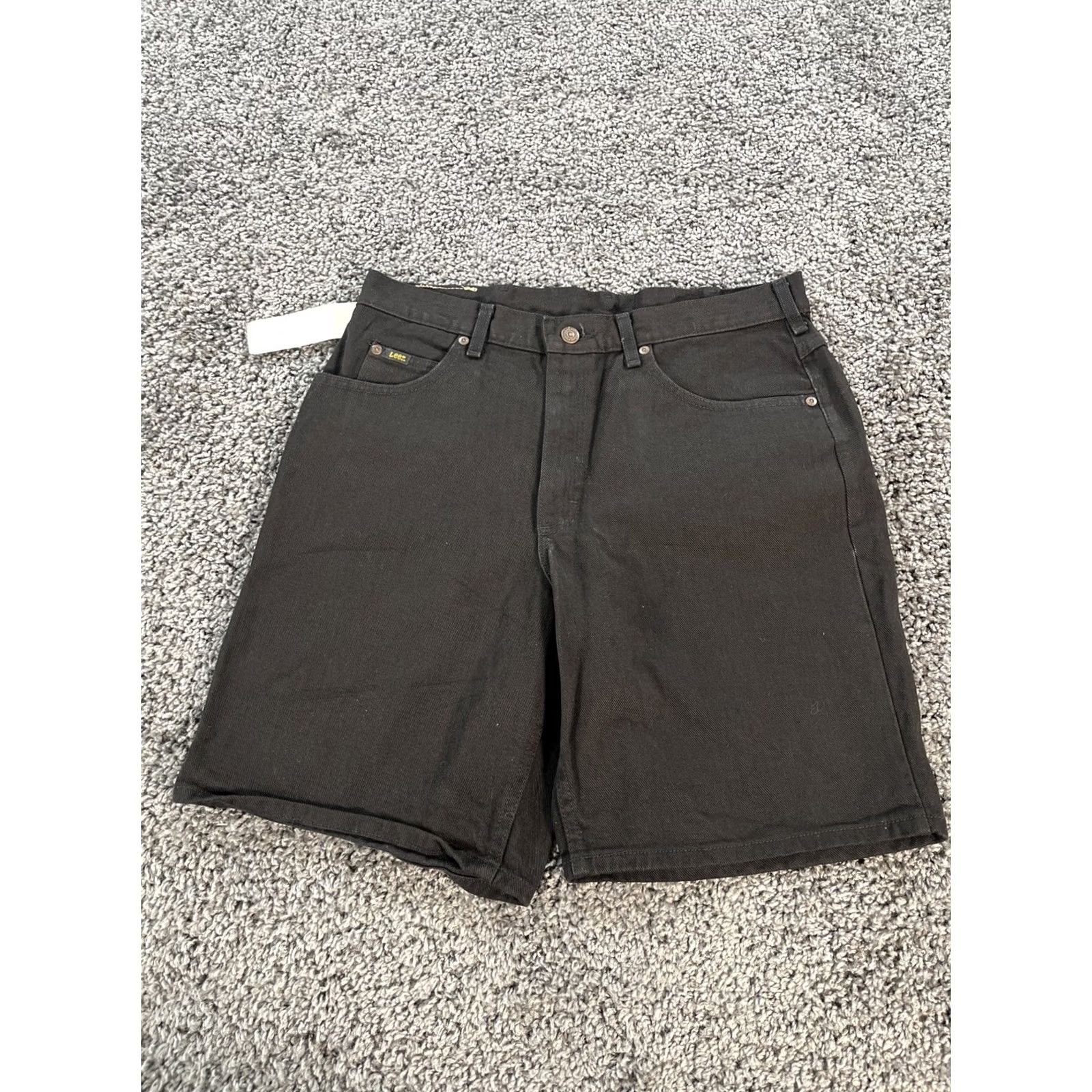 Lee VINTAGE Lee Denim Shorts Mens 34 Black Relaxed 90s NWT Deadstock Shorts Mens 34 Black 90s Lee Denim Shorts Mens 34 Black Relaxed 90s Deadstock Size US 34 / EU 50 - 7 Thumbnail