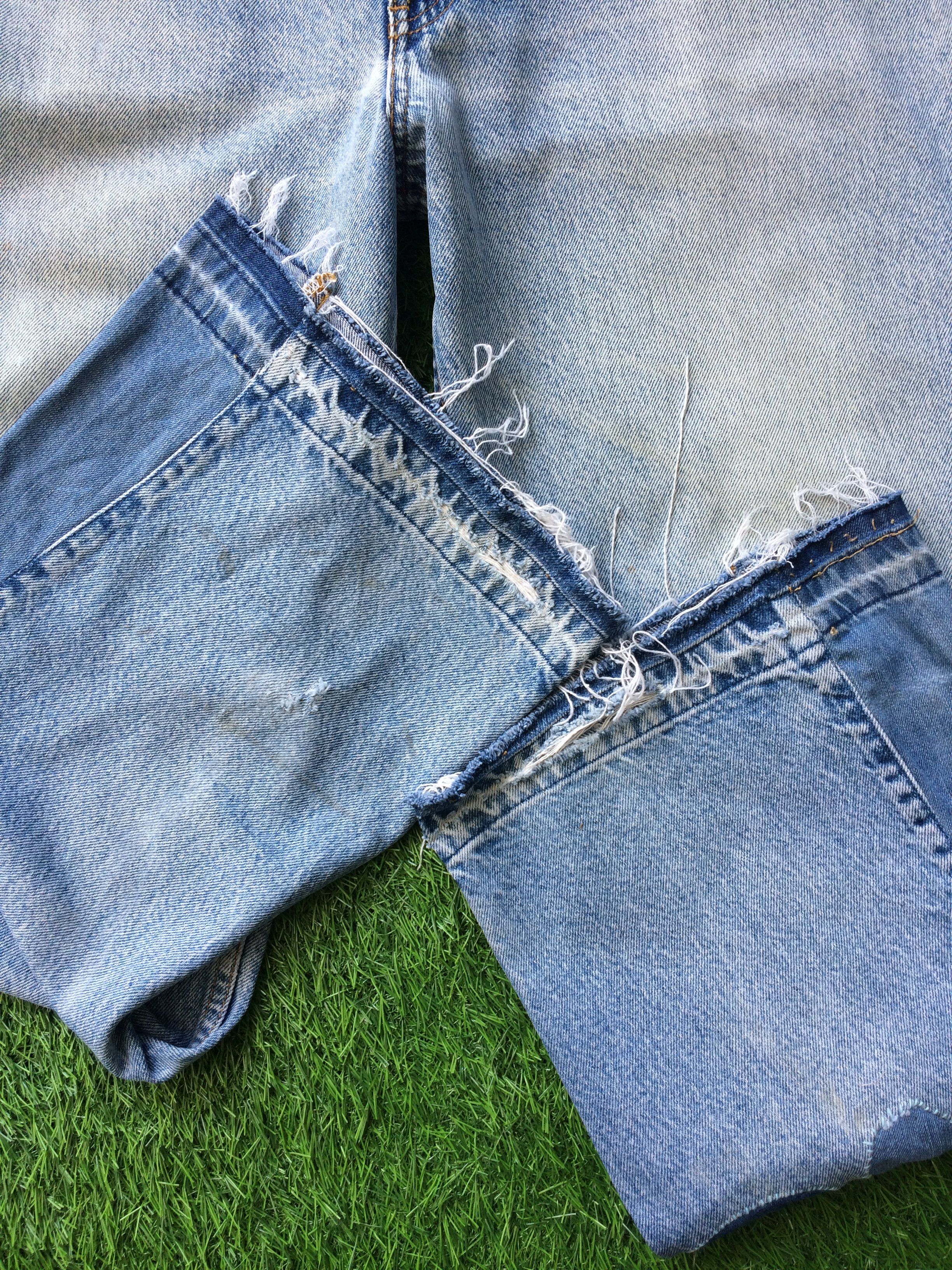 Jean Hippie Flare Los Angeles Patch Light Wash Levis #D-806 Size US 36 / EU 52 - 11 Thumbnail