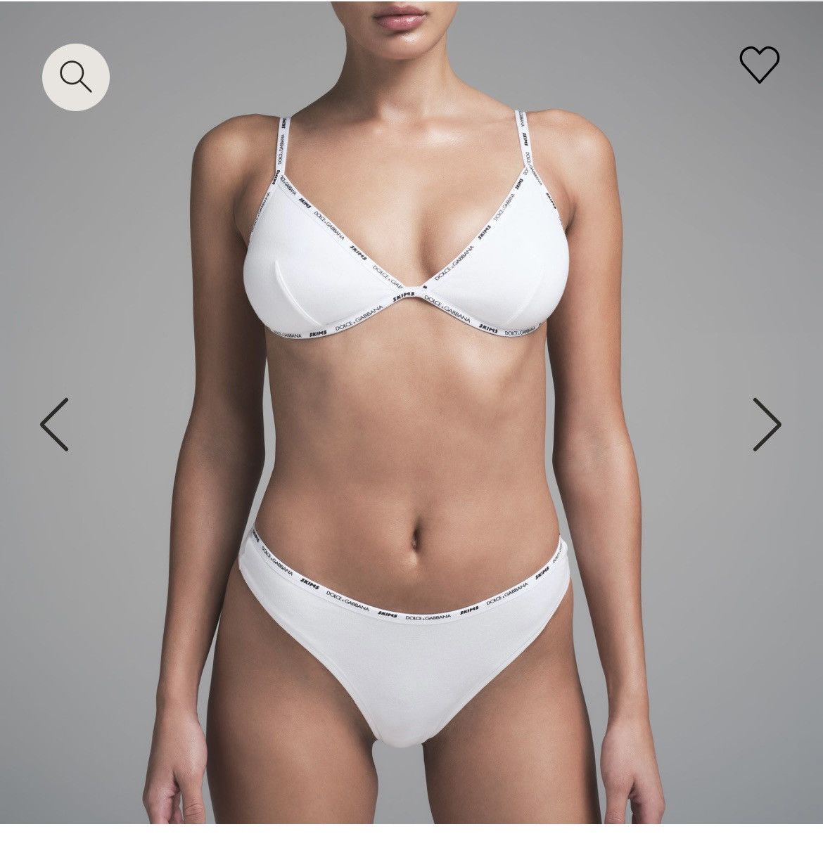 Skims- Dooce Gabbana thong (xs)