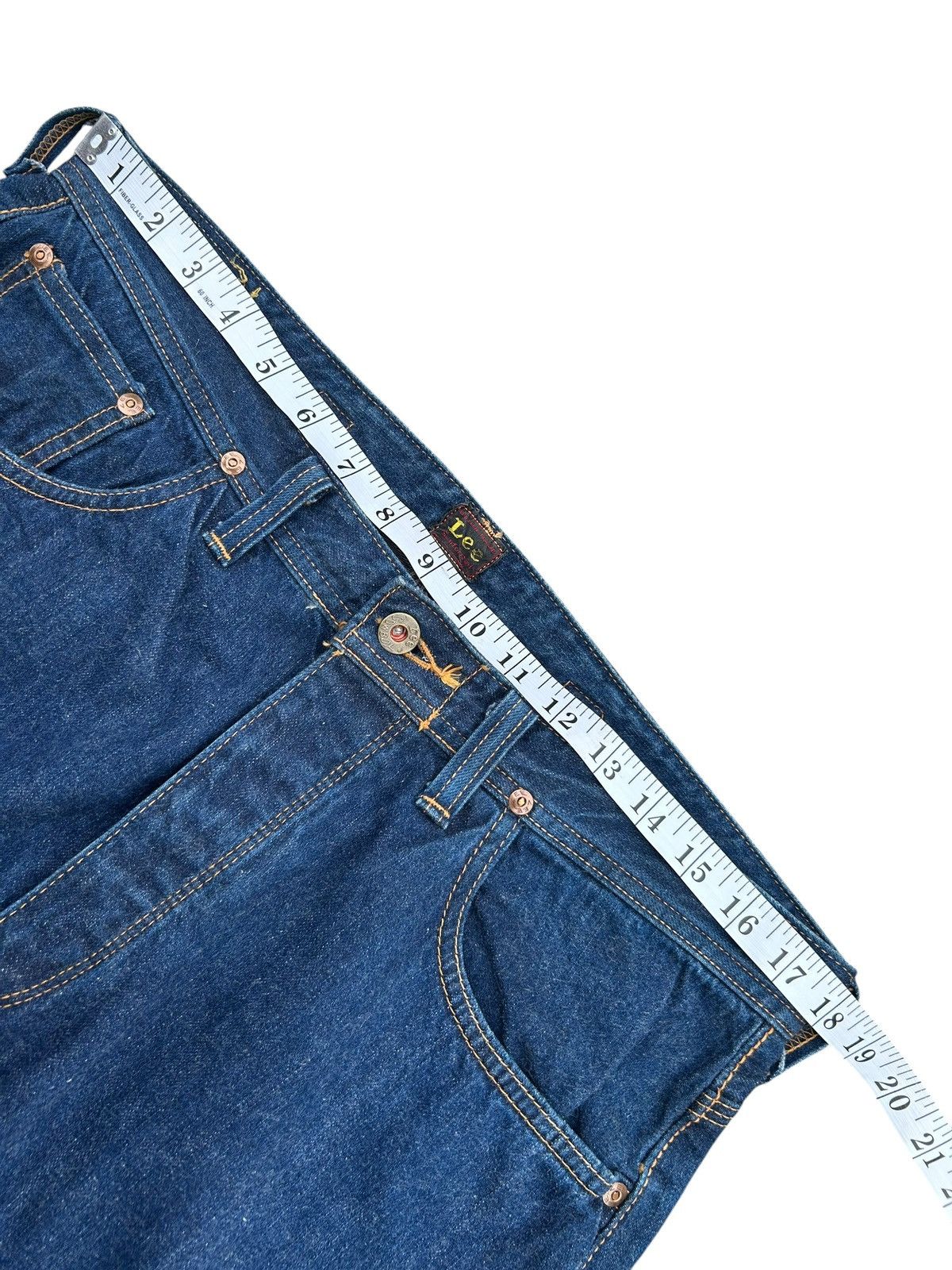 Kapital Buckle Back Vintage Lee Cowboy Selvedge Distressed Denim Size US 36 / EU 52 - 16 Thumbnail