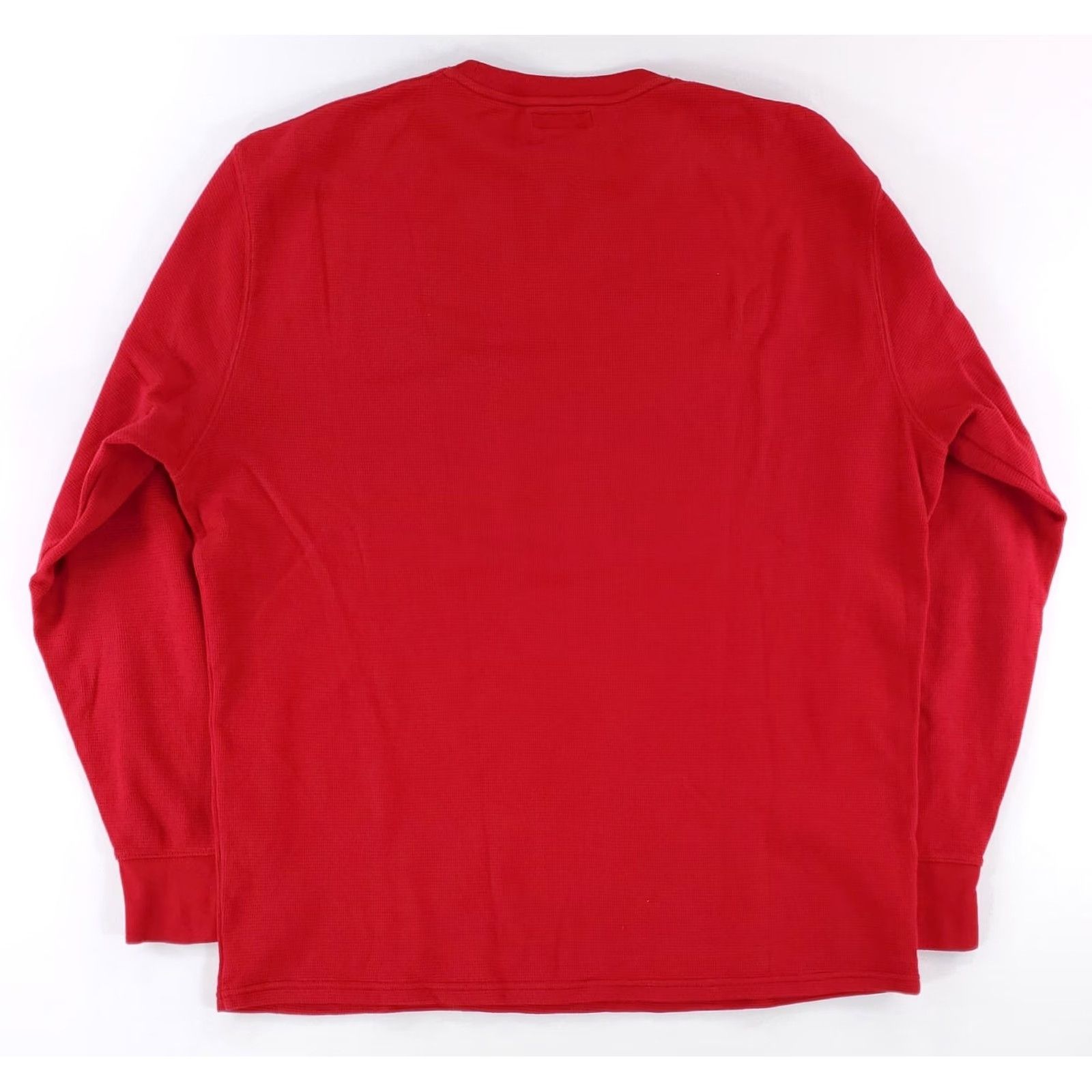 Polo Ralph Lauren Polo Ralph Lauren Long Sleeve Shirt Red Mens XXL Thermal Waffle Knit Shirt Size US XXL / EU 58 / 5 - 4 Thumbnail