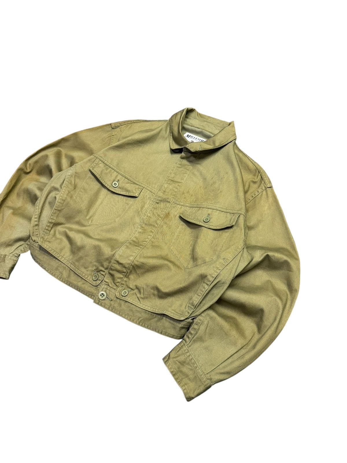 Marithe + Francois Girbaud Vintage 80s Marithe+Francois Girbaud Boxy Bomber Jacket Size US S / EU 44-46 / 1 - 2 Thumbnail