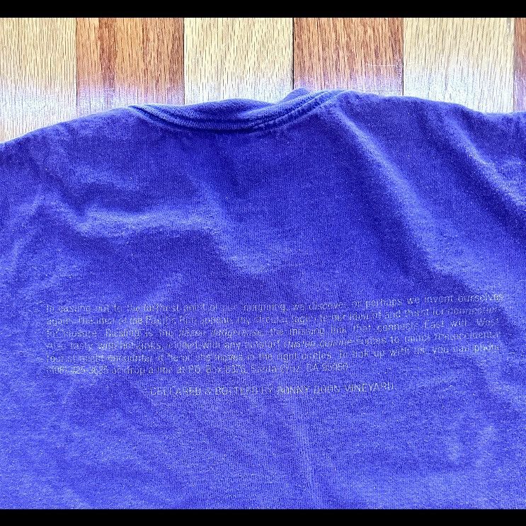 Jerzees 1990s BONNY DOON VINEYARDS PACIFIC RIM RIESLING WINE TSHIRT Size US XL / EU 56 / 4 - 7 Thumbnail