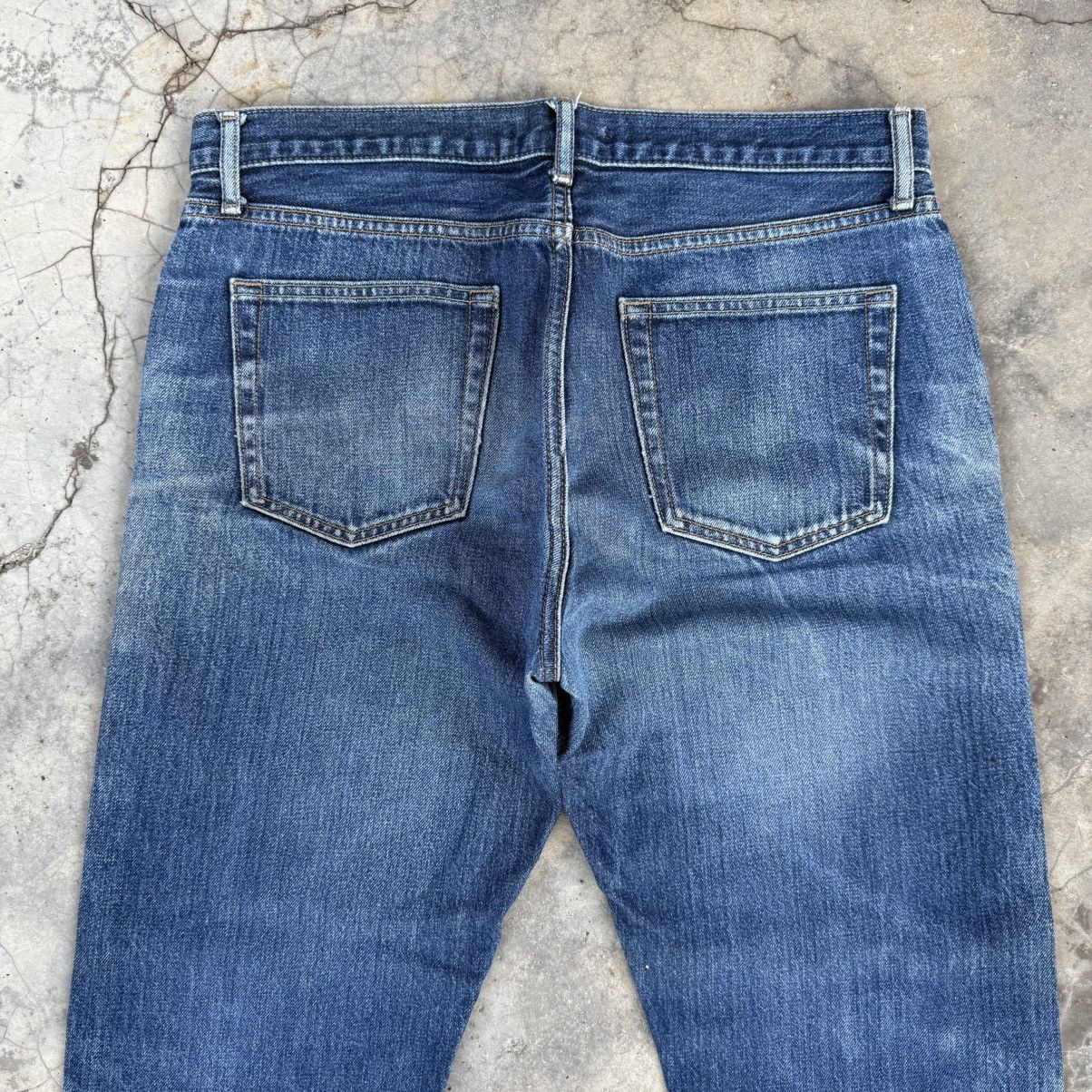 Japanese Brand VINTAGE JAPANESE SELVEGE FADED JEAN DENIM PANTS Size US 34 / EU 50 - 10 Thumbnail