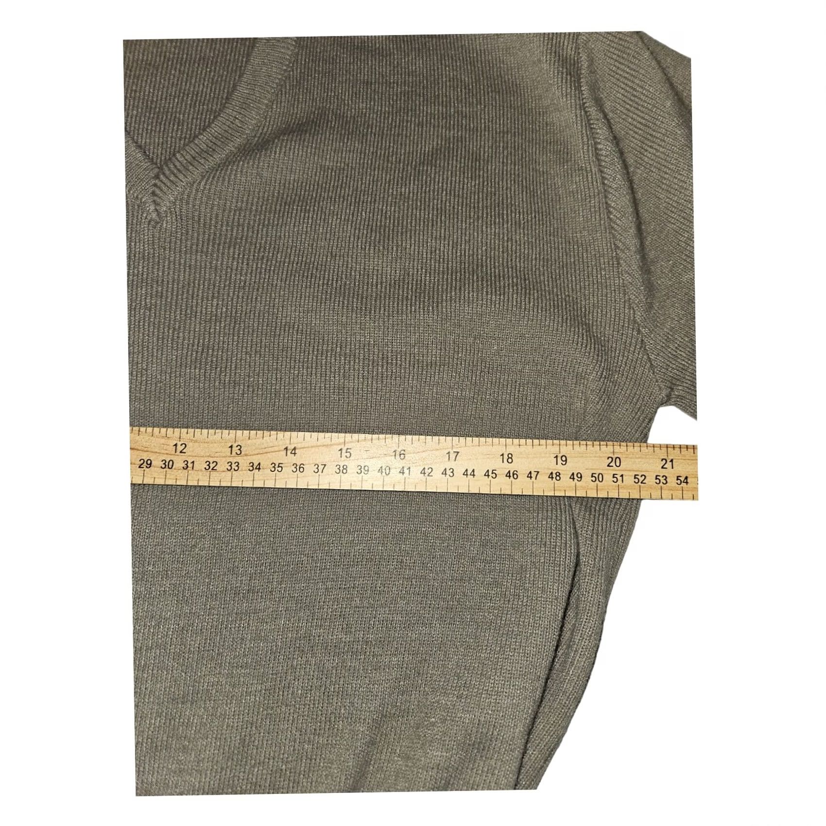 McGregor VINTAGE McGregor Sweater Men's L V-Neck Pullover 100% Acrylic Brown Ribbed Knit Regular Size Boy? Wait. Size US L / EU 52-54 / 3 - 3 Thumbnail