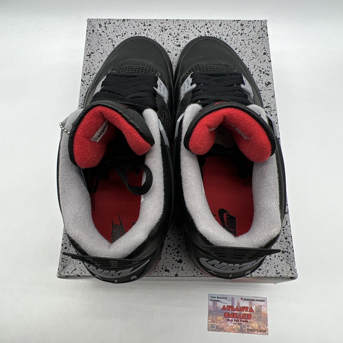 Jordan Brand Air Jordan 4 bred reimagined Size US 13 / EU 46 - 7 Thumbnail