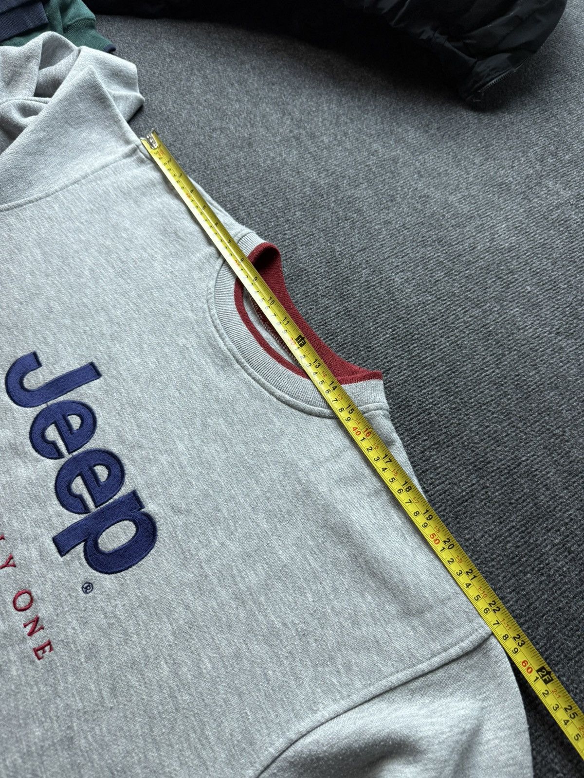 Jeep 00s Vintage Jeep Racing Logo Embroidered Crewneck Grey Size US M / EU 48-50 / 2 - 11 Thumbnail