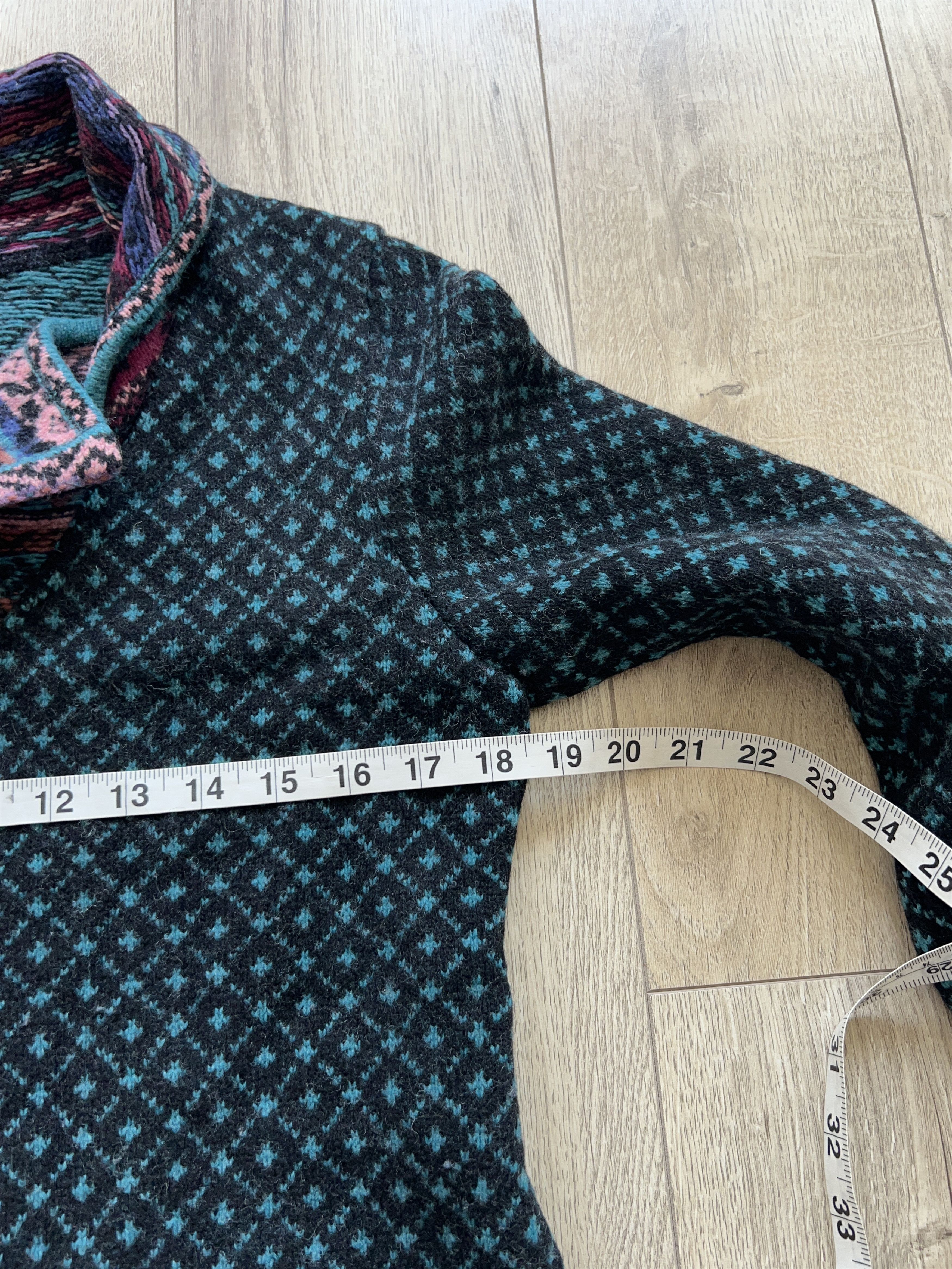 Traditional Weatherwear × Vintage Womens IVKO Long Zip Jacket Wool Cardigan Sweater Size 38 Size XS / US 0-2 / IT 36-38 - 6 Thumbnail