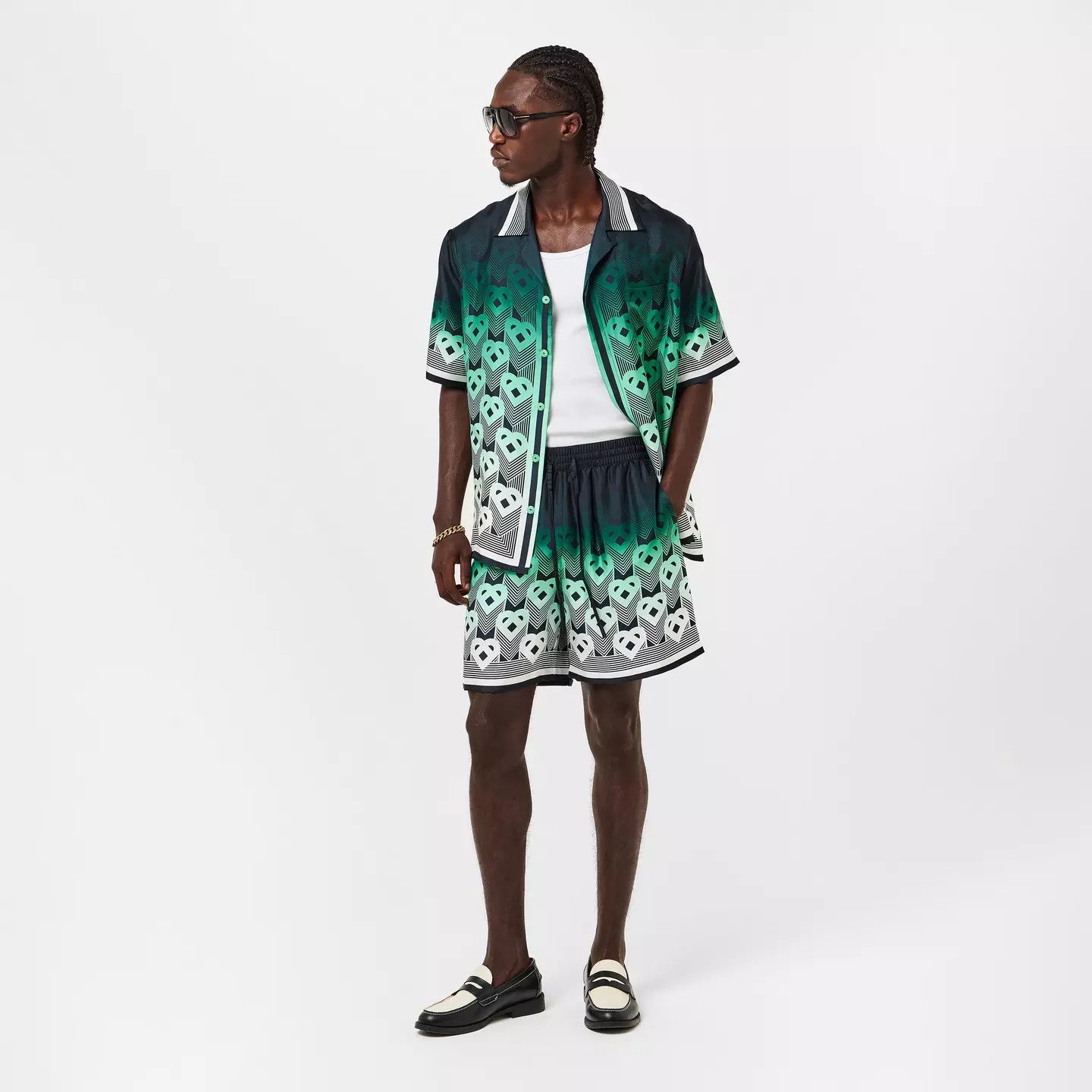 Casablanca o1g2r1mq0426 Mount Woven Tracksuit Shorts in Multicolor Size US 32 / EU 48 - 6 Thumbnail