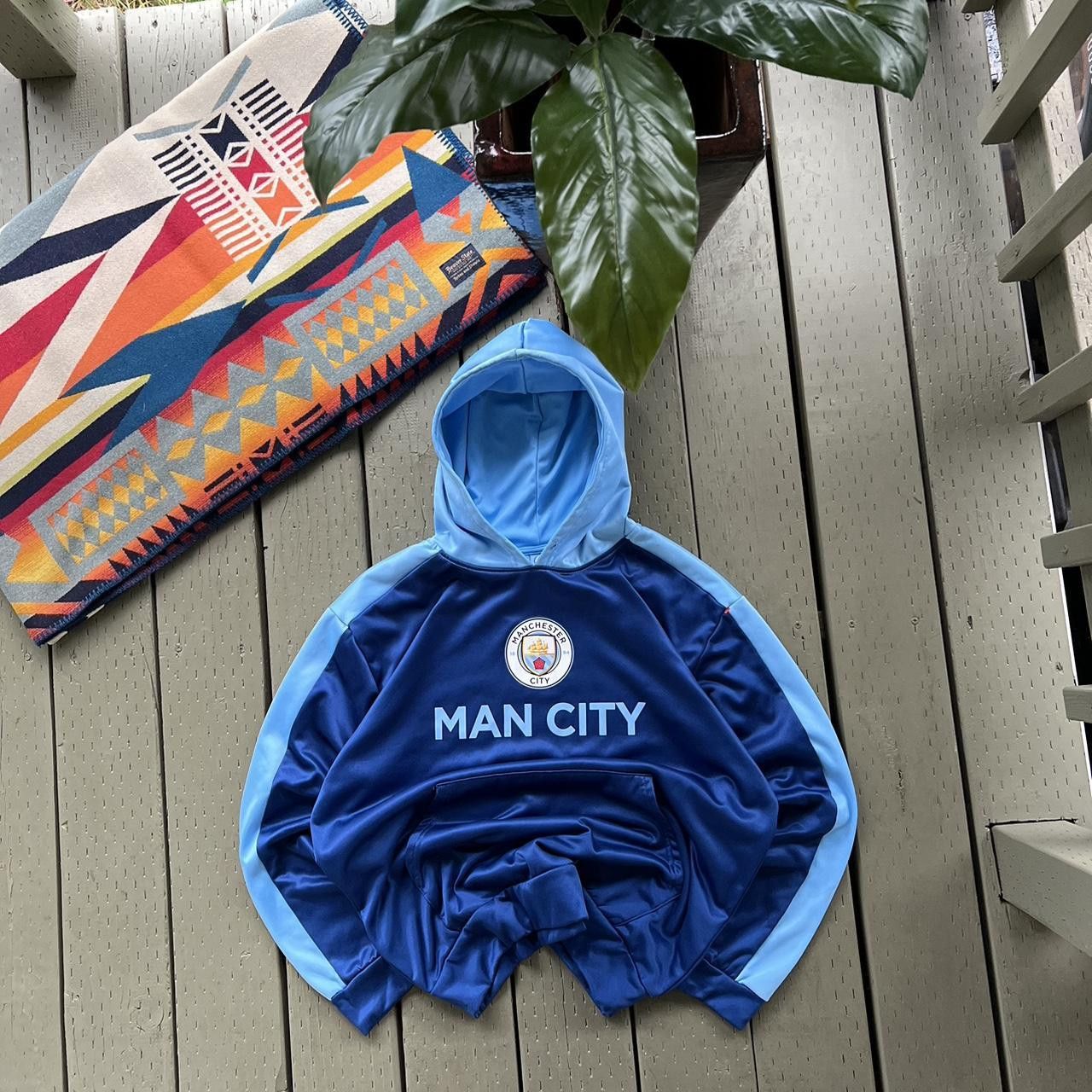 Other Manchester City Men's Blue Pullover Hoodie Sweatshirt Size US L / EU 52-54 / 3 - 4 Thumbnail