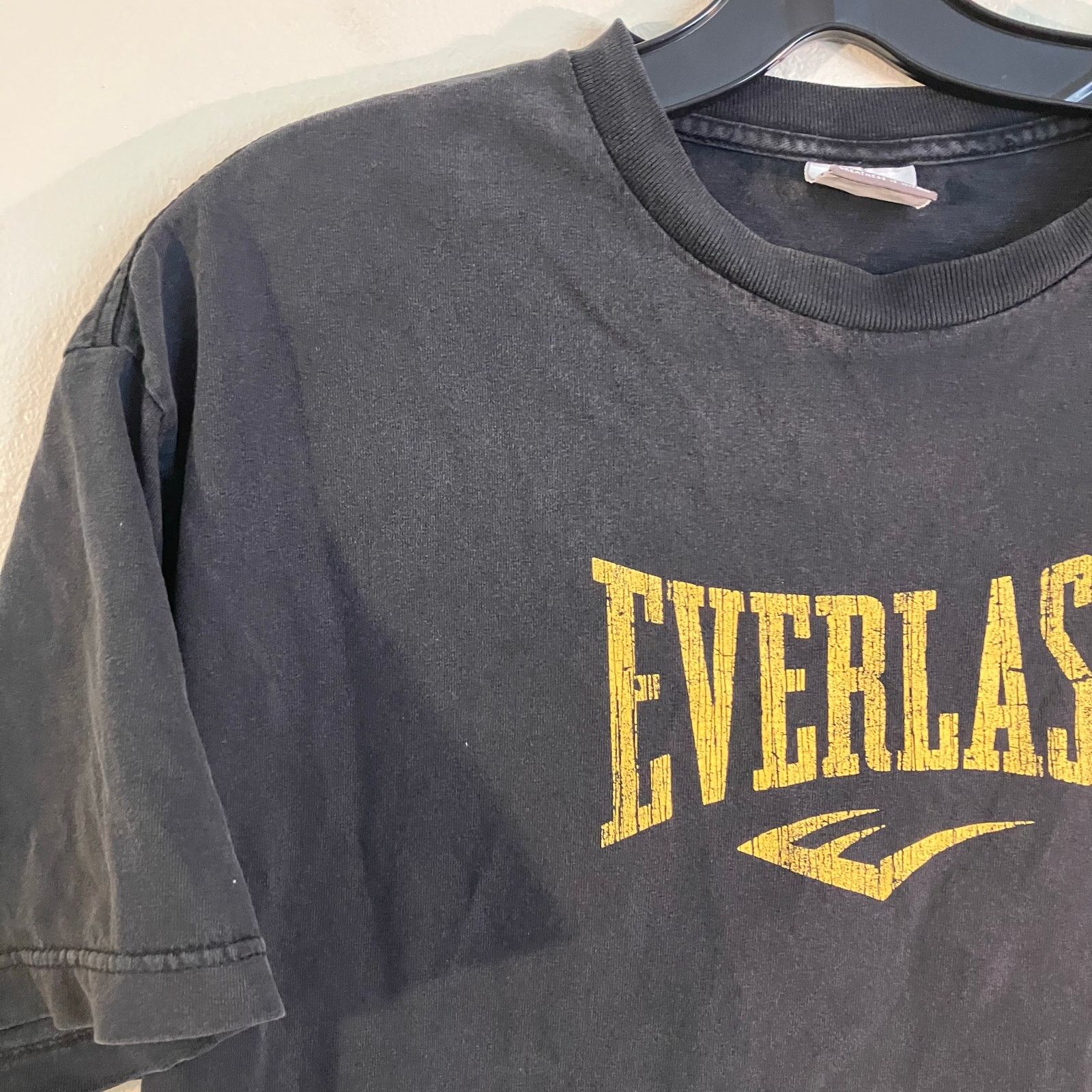 Everlast Vintage y2k Everlast Black and Yellow Crewneck T-shirt Size US XL / EU 56 / 4 - 2 Thumbnail