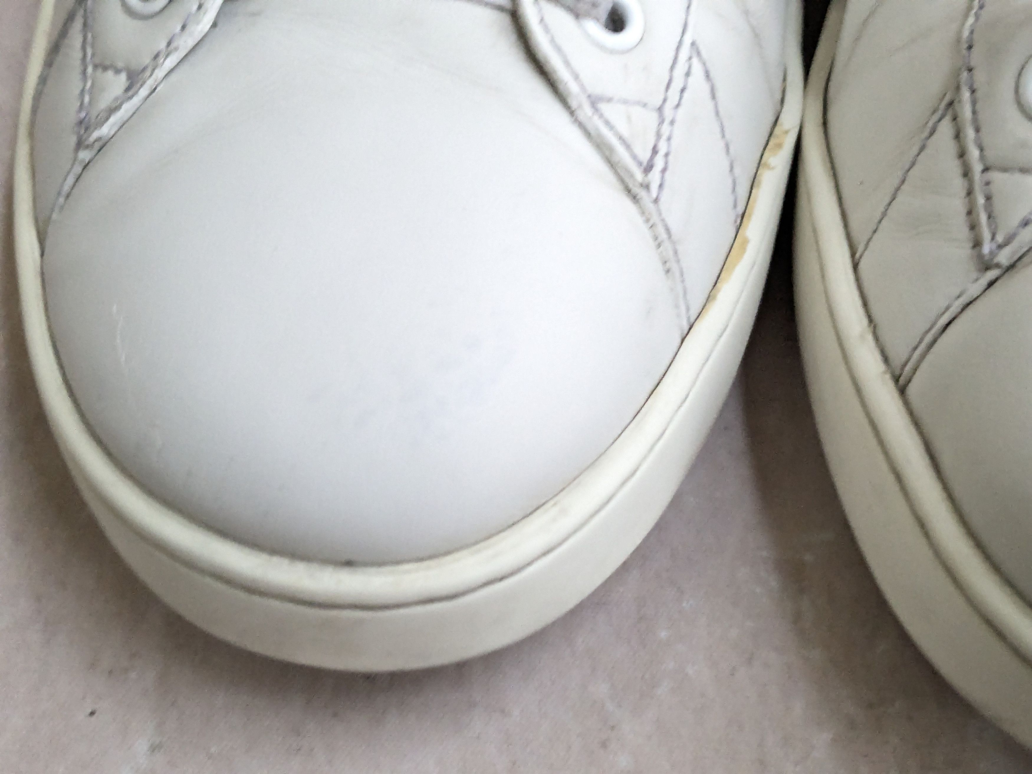 Gucci Gucci Ace White 12.5 Low Tops Leather Size US 12.5 / EU 45-46 - 3 Thumbnail